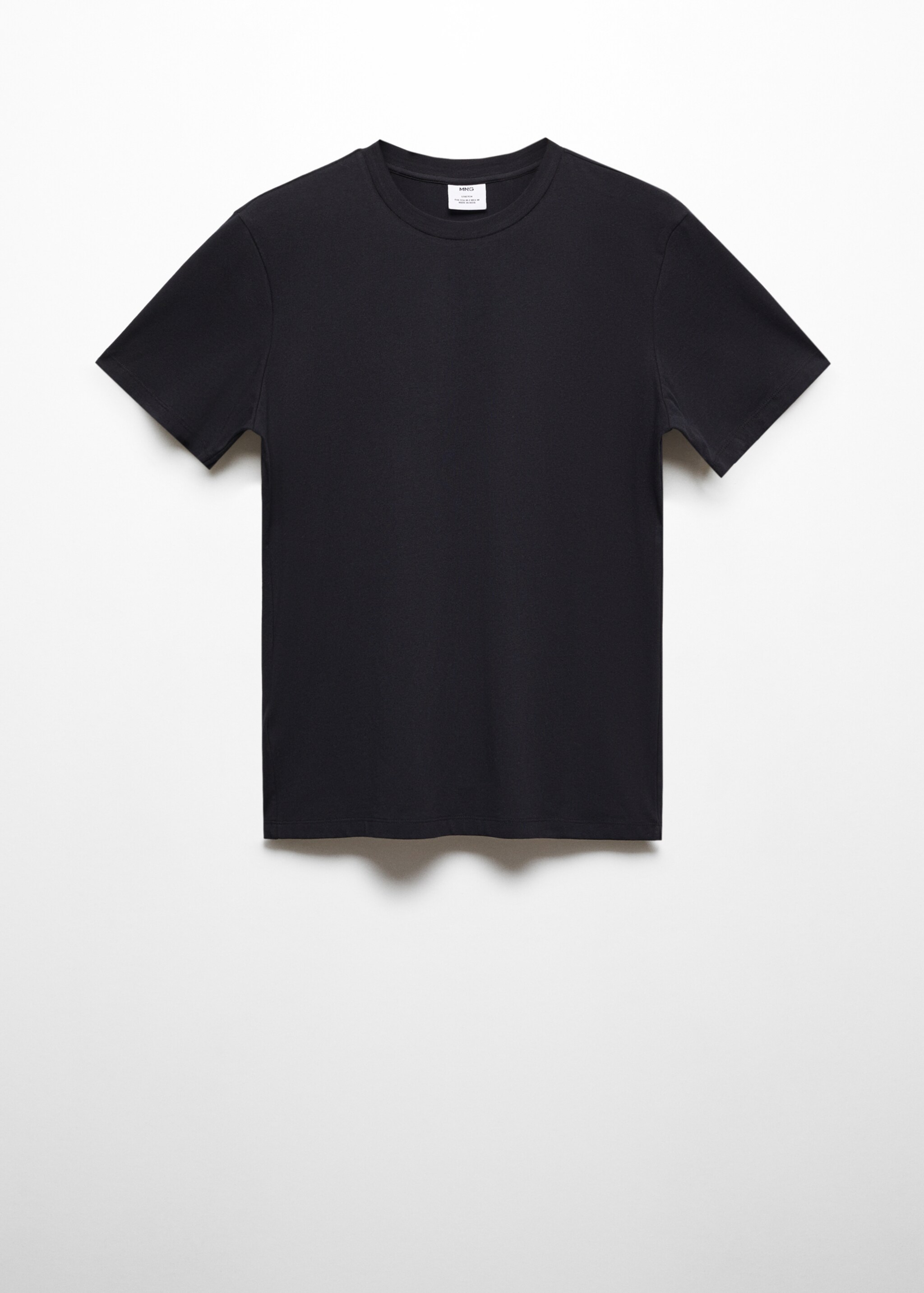 Stretch cotton T-shirt - Article without model
