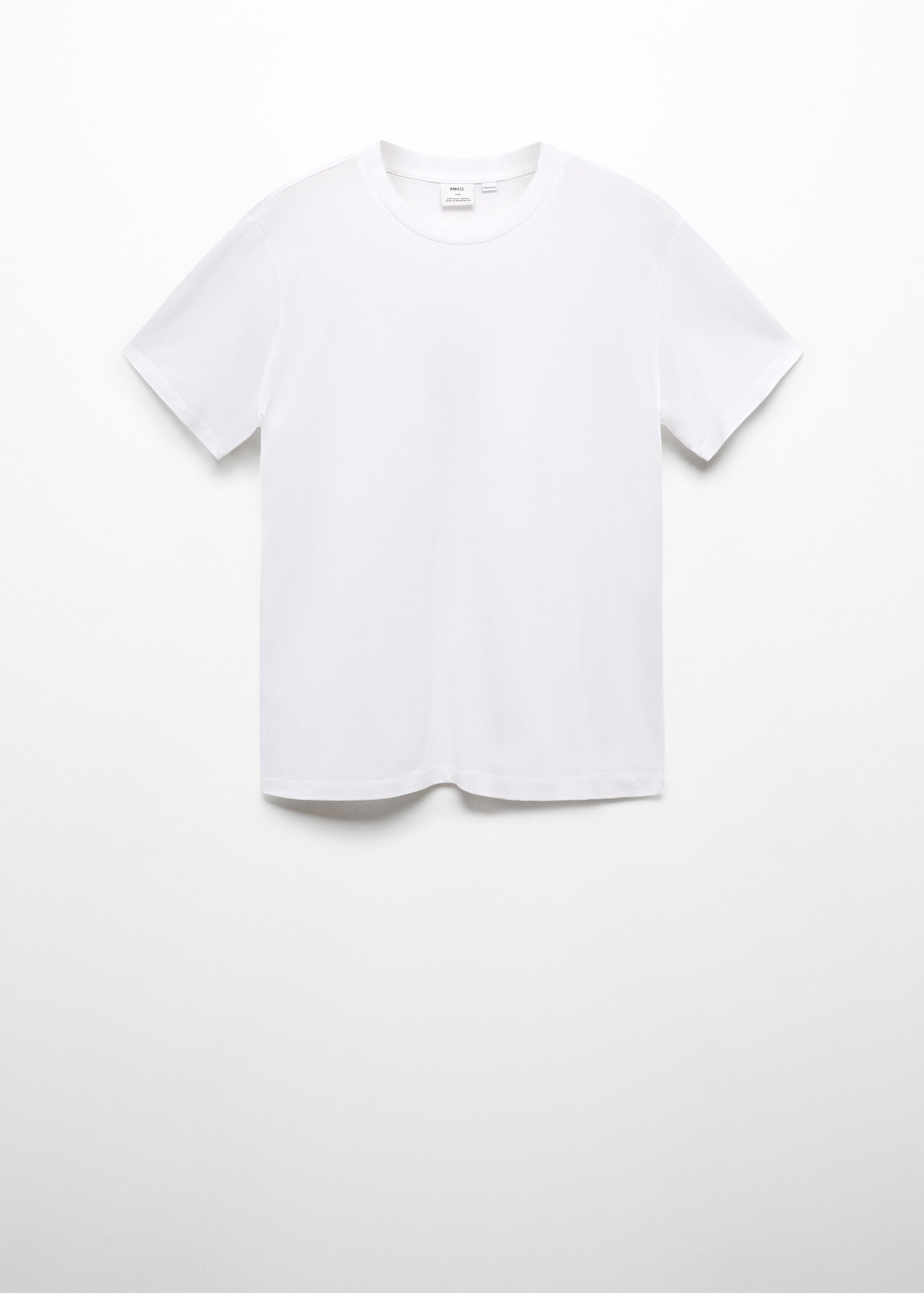 Mercerised slim-fit t-shirt - Article without model