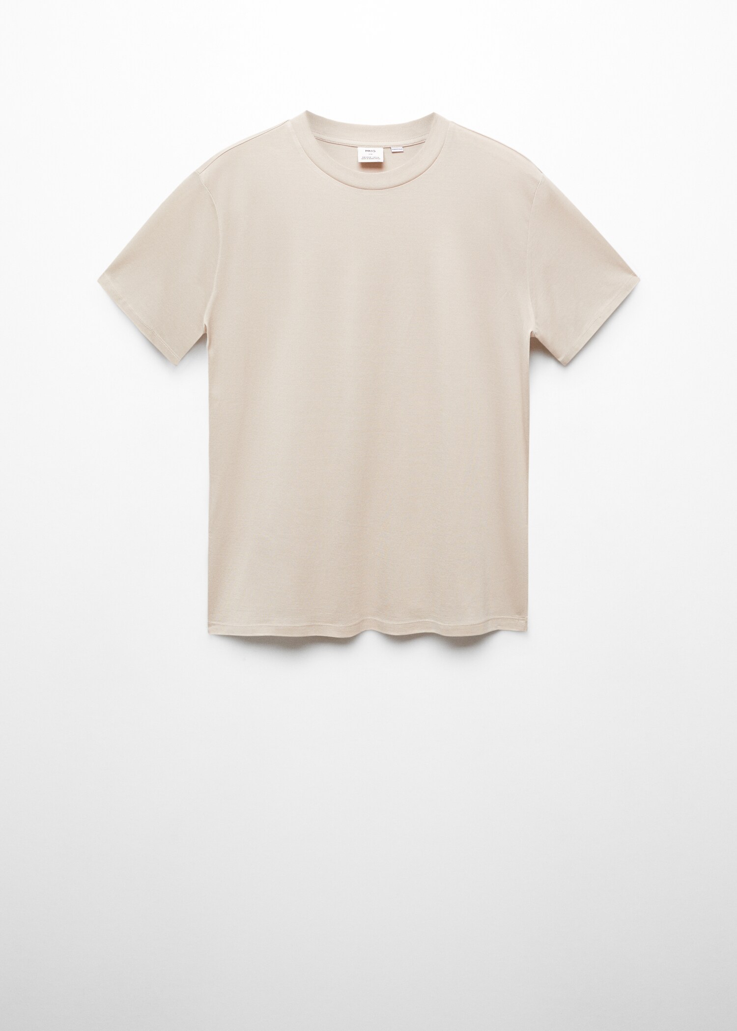 Mercerised slim-fit t-shirt - Article without model