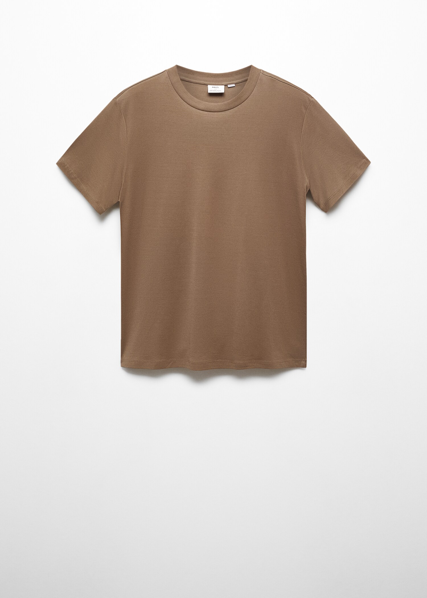 Mercerised slim-fit t-shirt - Article without model