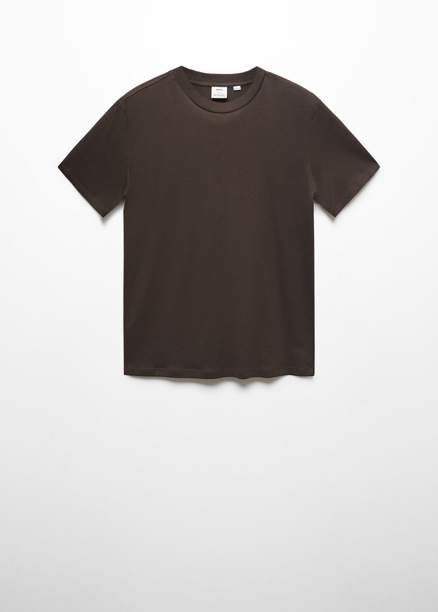Mercerised slim-fit t-shirt - Article without model
