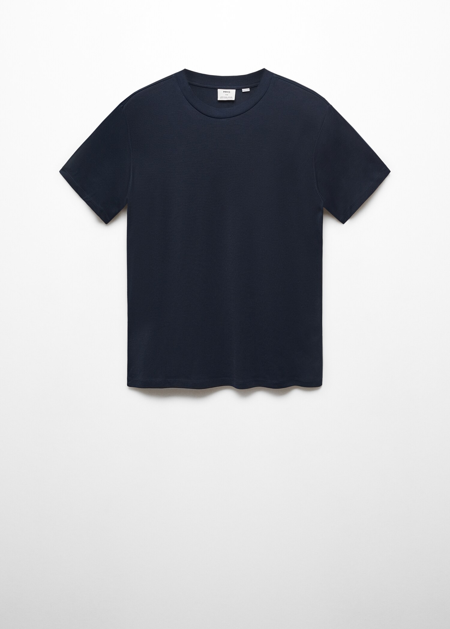 Mercerised slim-fit t-shirt - Article without model
