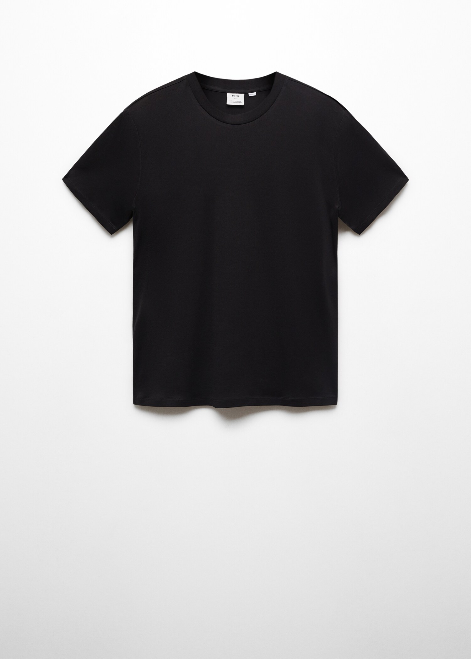 Mercerised slim-fit t-shirt - Article without model