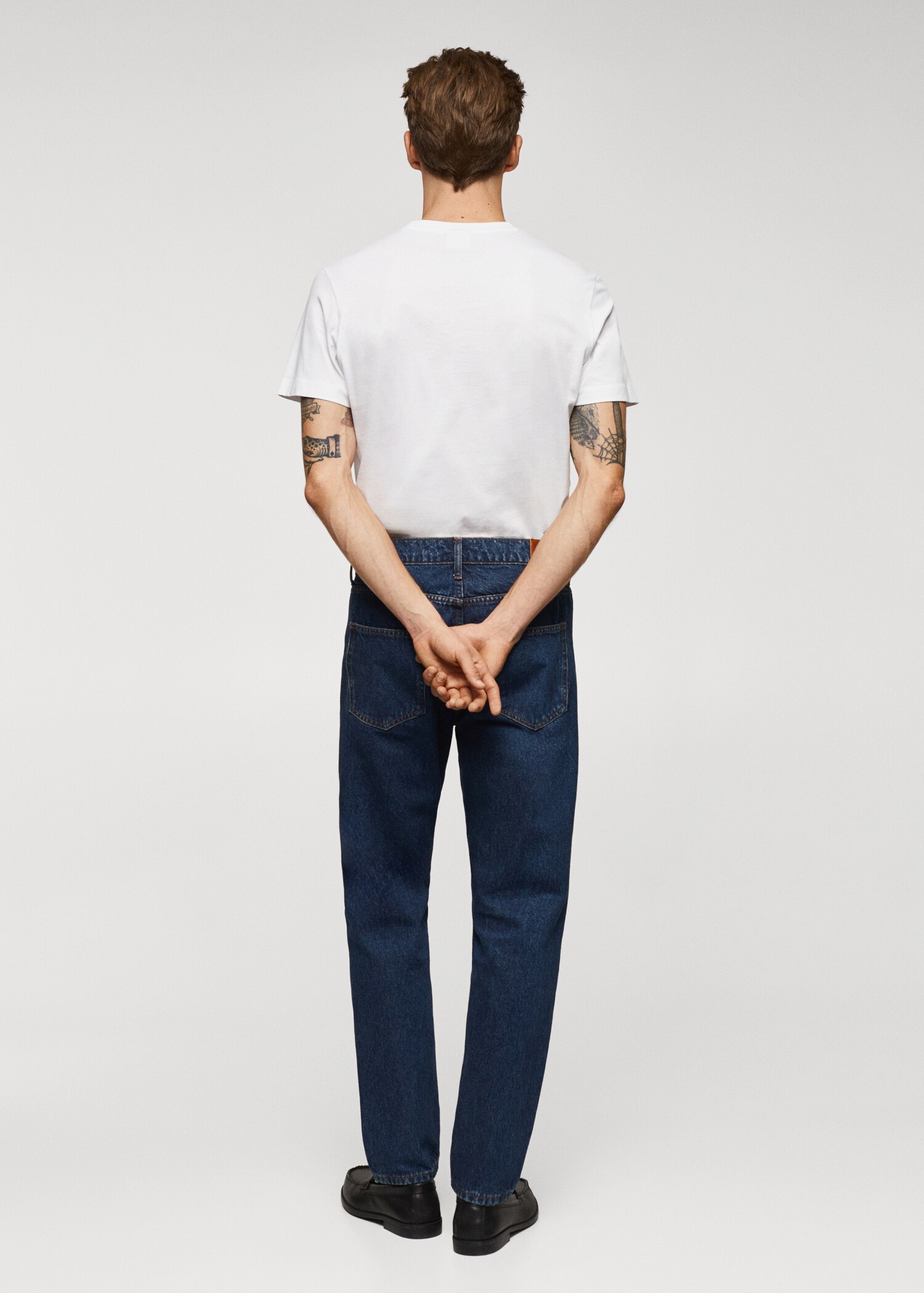 Essential cotton-blend T-shirt - Reverse of the article