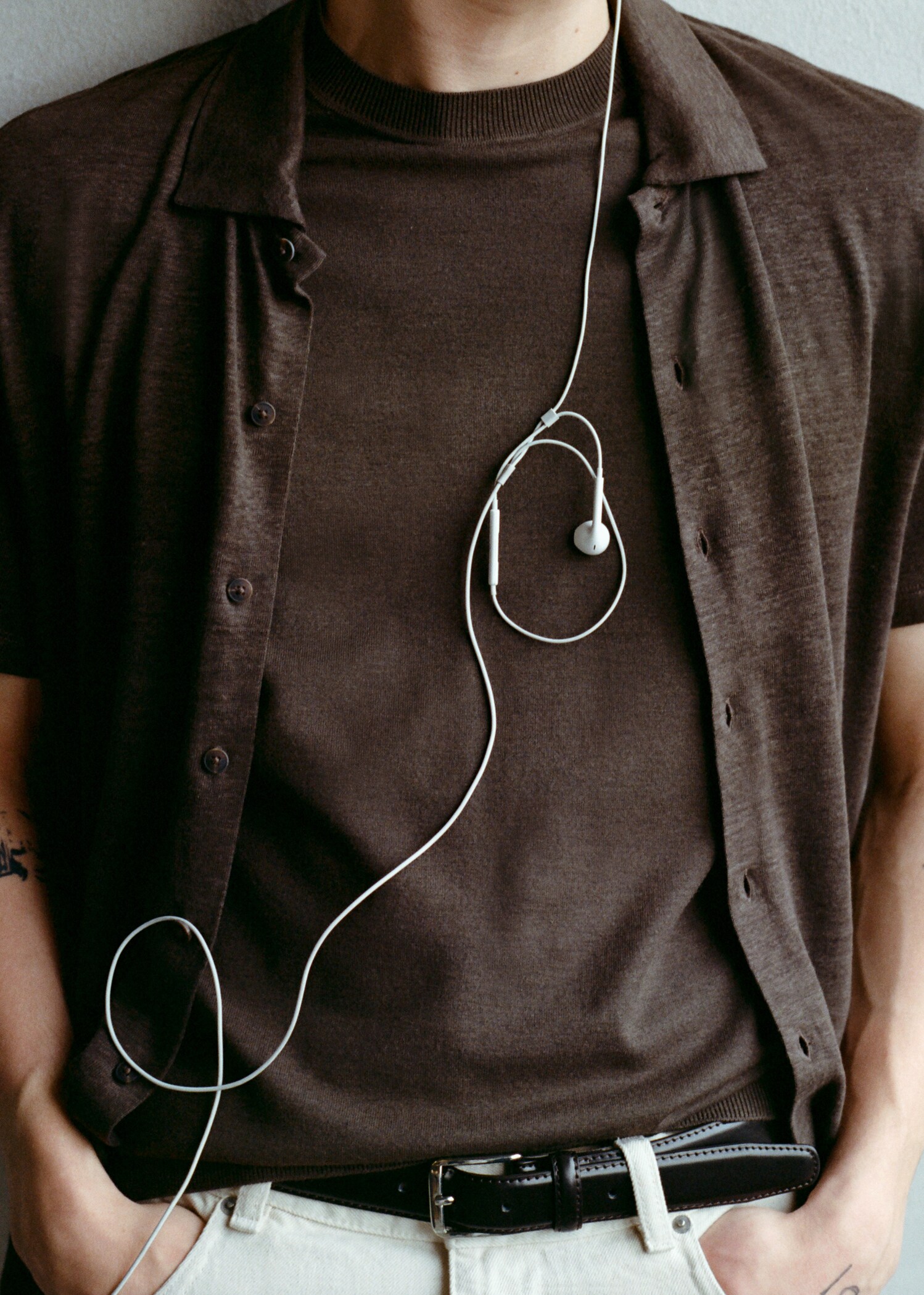 Essential cotton-blend T-shirt - Details of the article 5