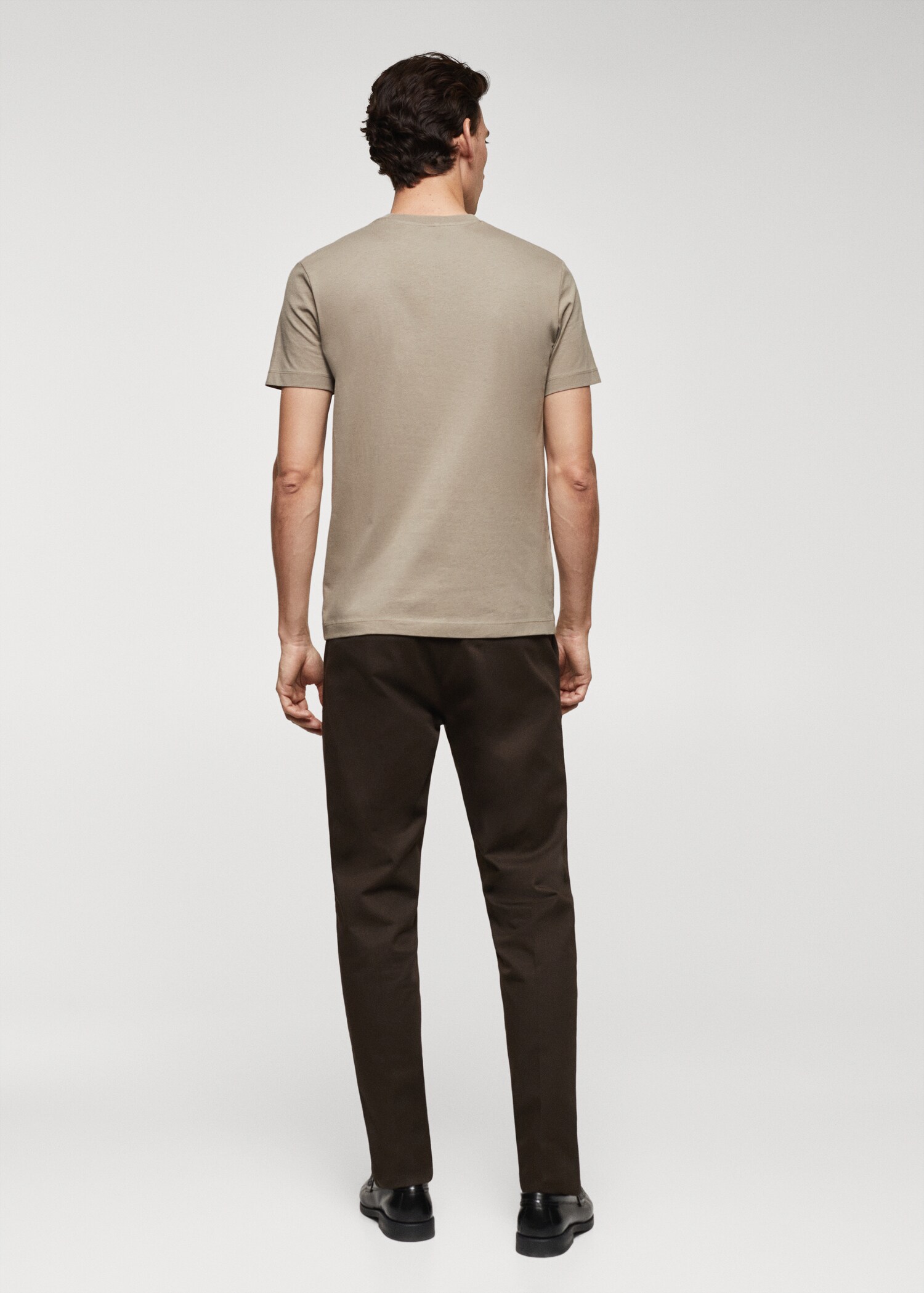 Essential cotton-blend T-shirt - Reverse of the article