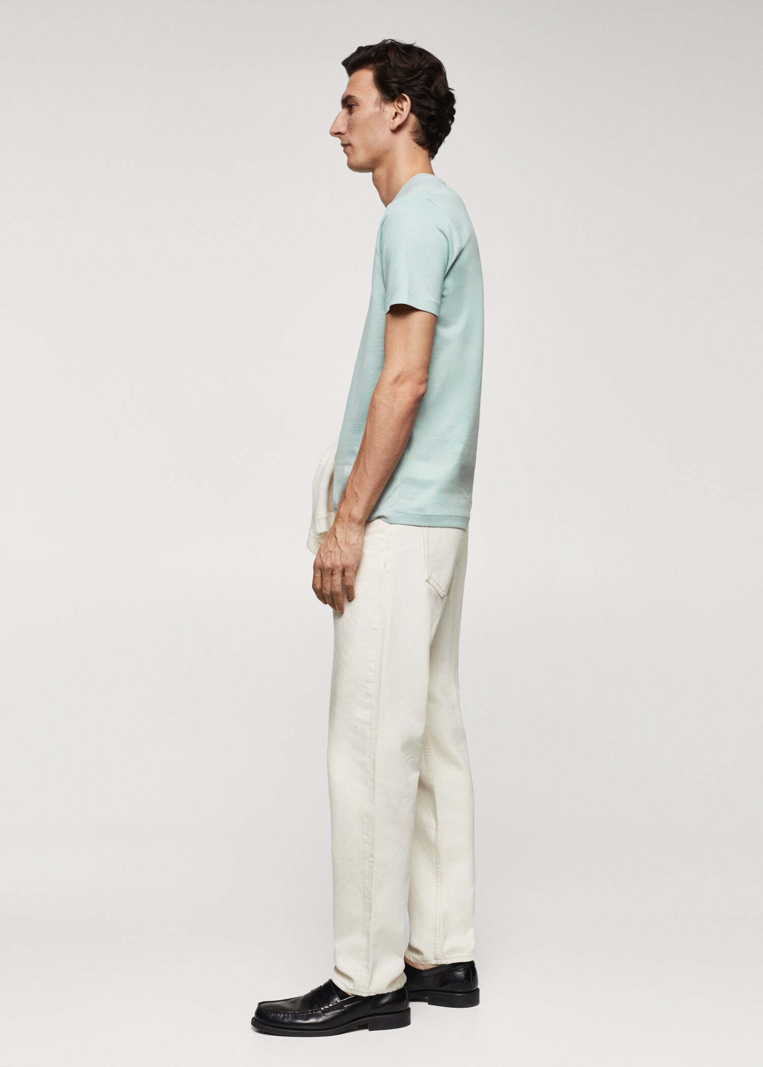 Essential cotton-blend T-shirt - Details of the article 2