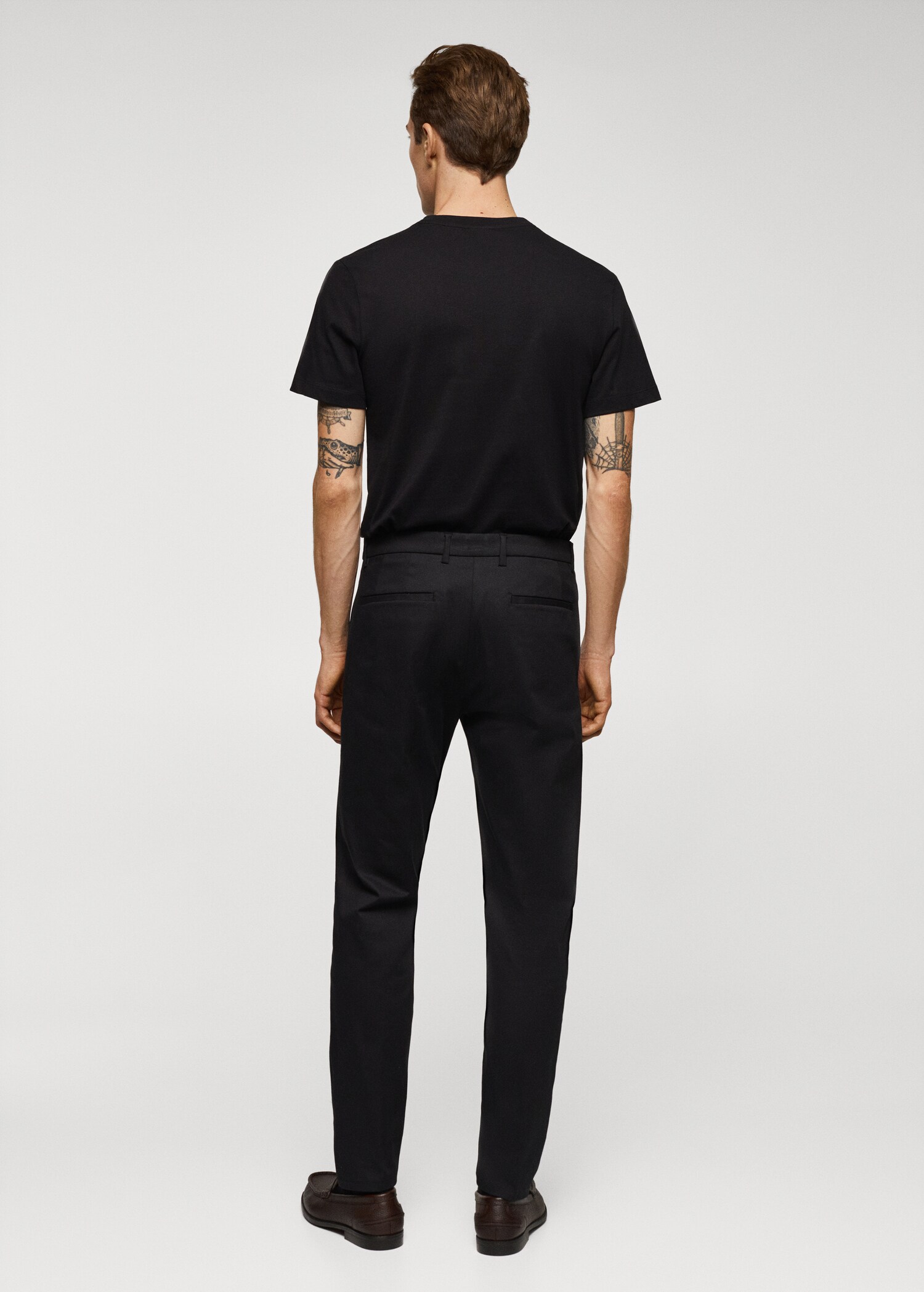 Essential cotton-blend T-shirt - Reverse of the article
