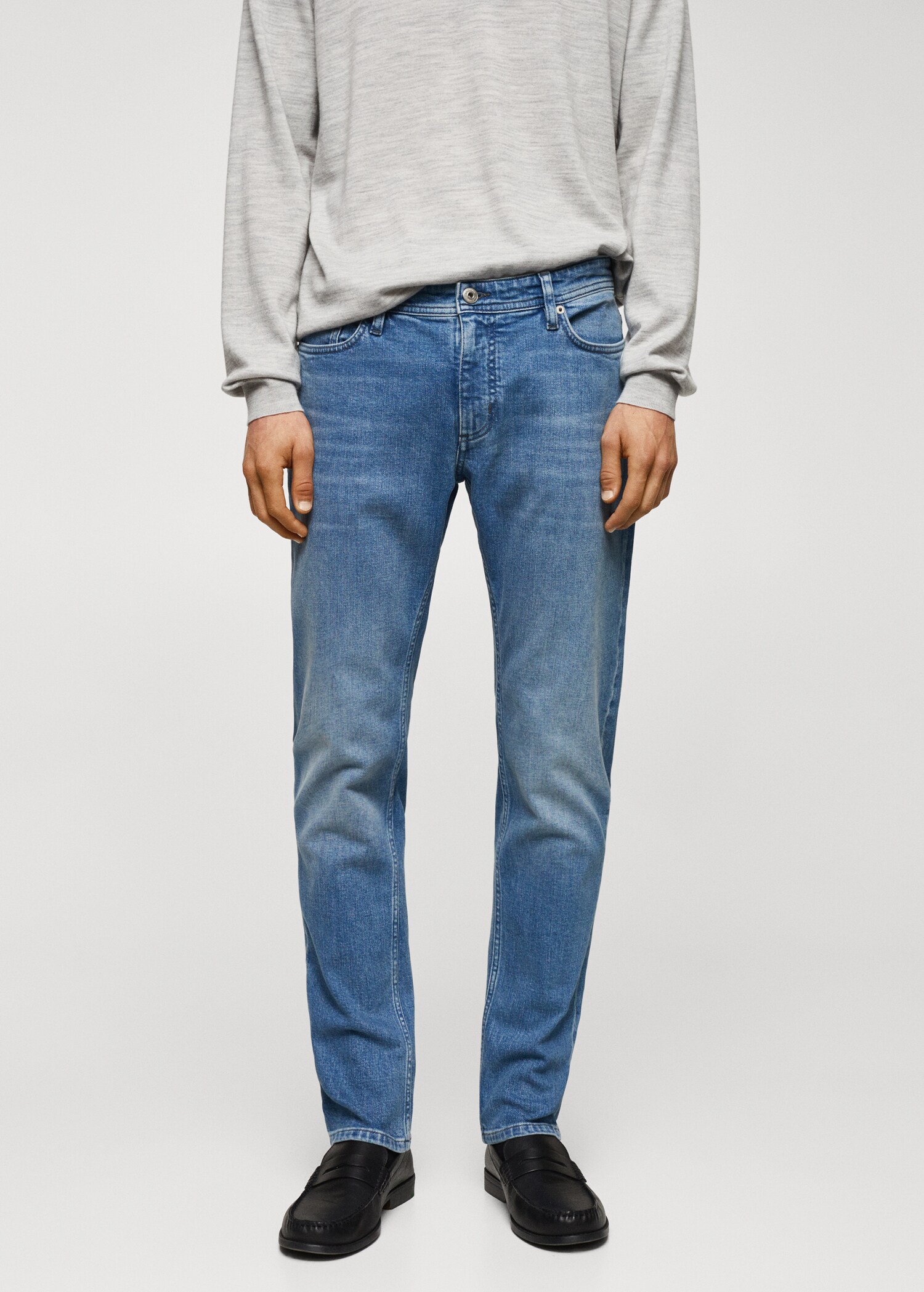 Jan slim-fit jeans - Medium plane