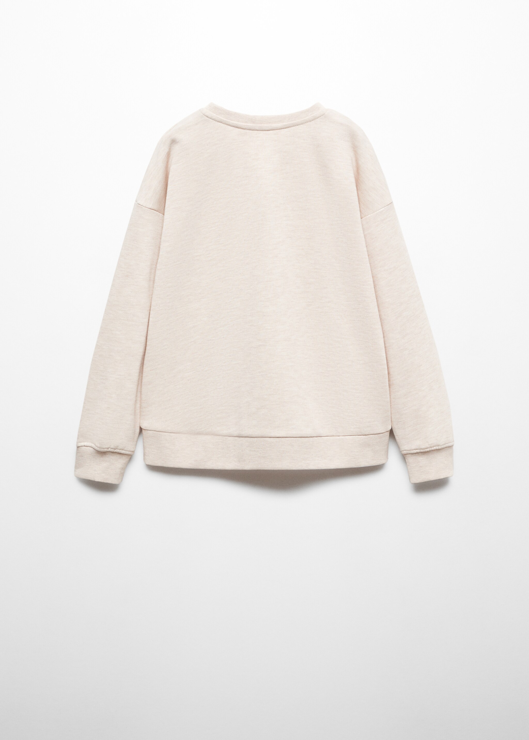 Cotton-blend message sweatshirt - Reverse of the article