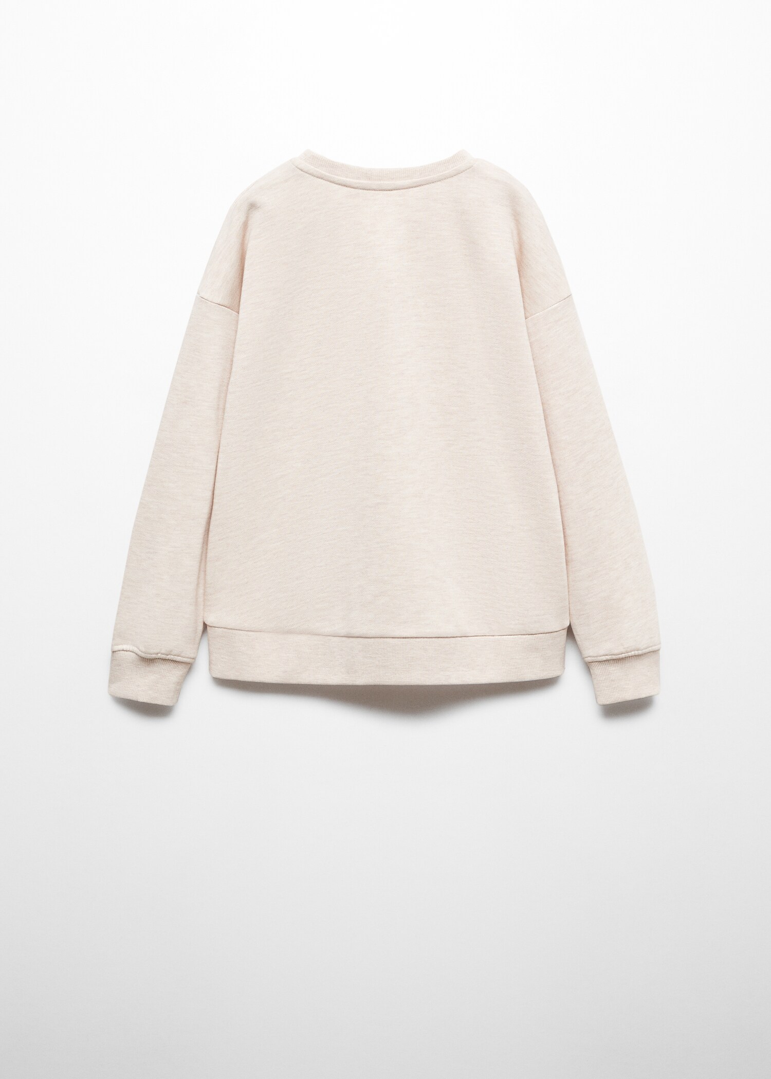 Cotton-blend message sweatshirt - Reverse of the article
