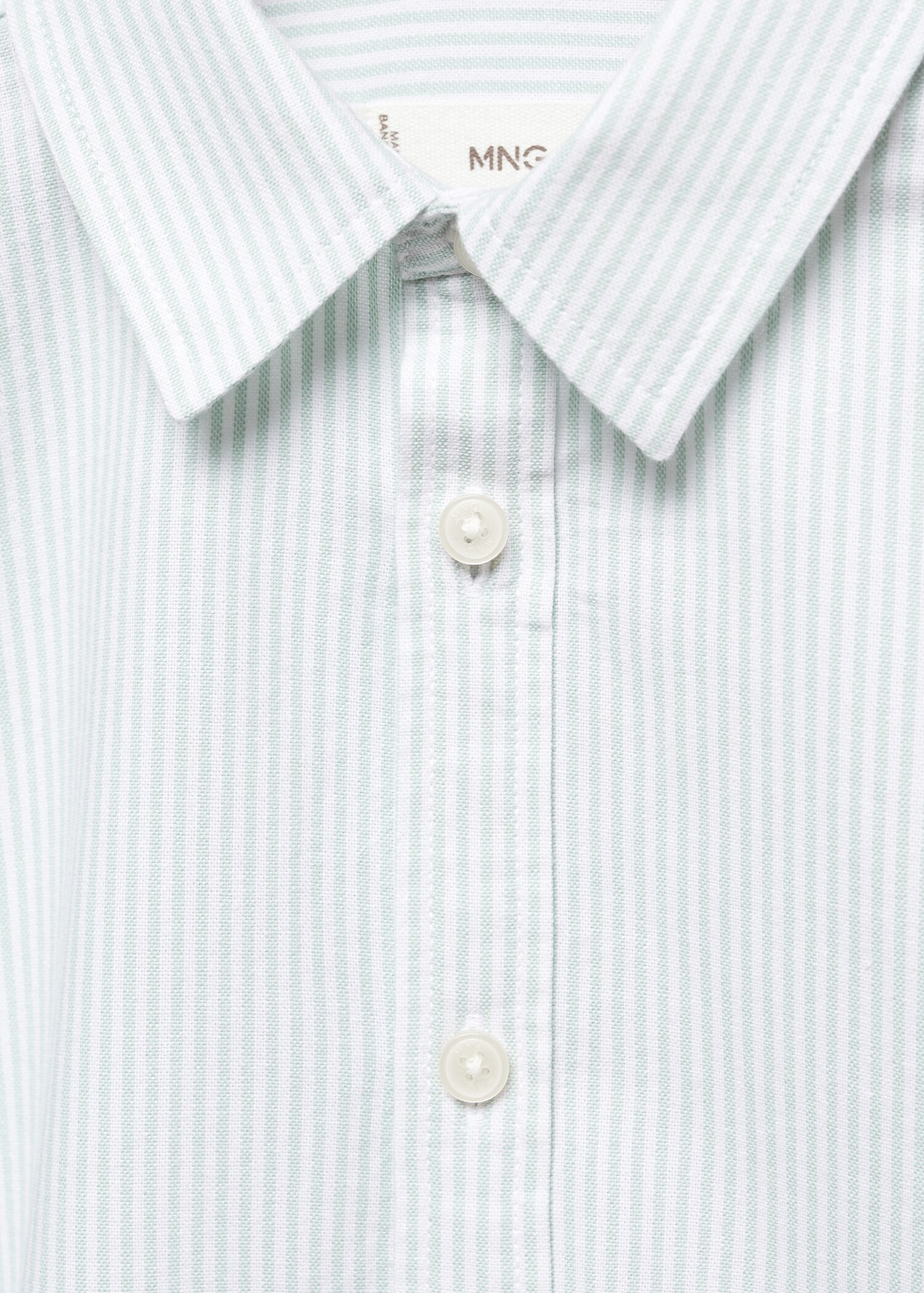 Striped Oxford shirt - Details of the article 8