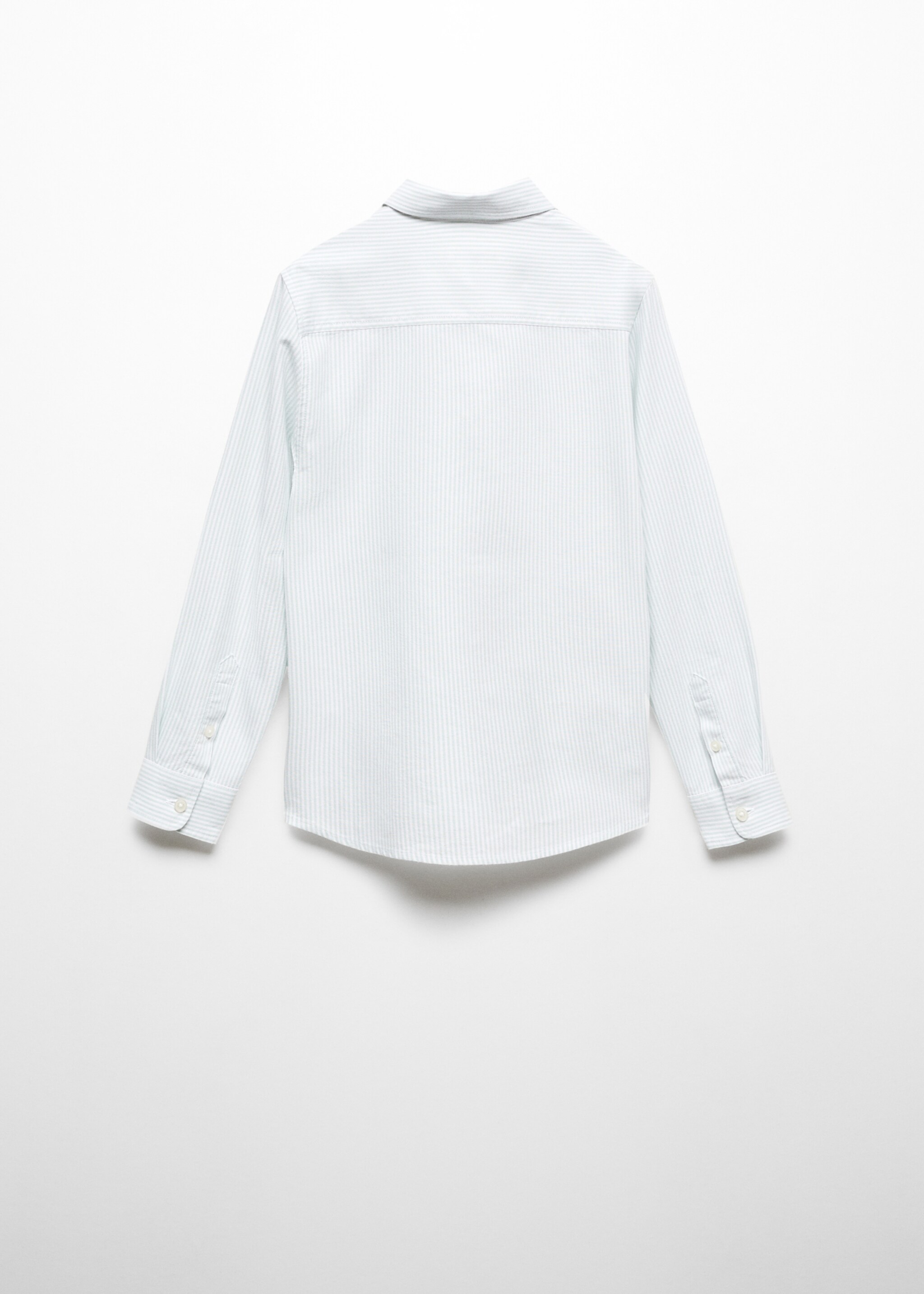 Camisa Oxford às riscas - Verso do artigo