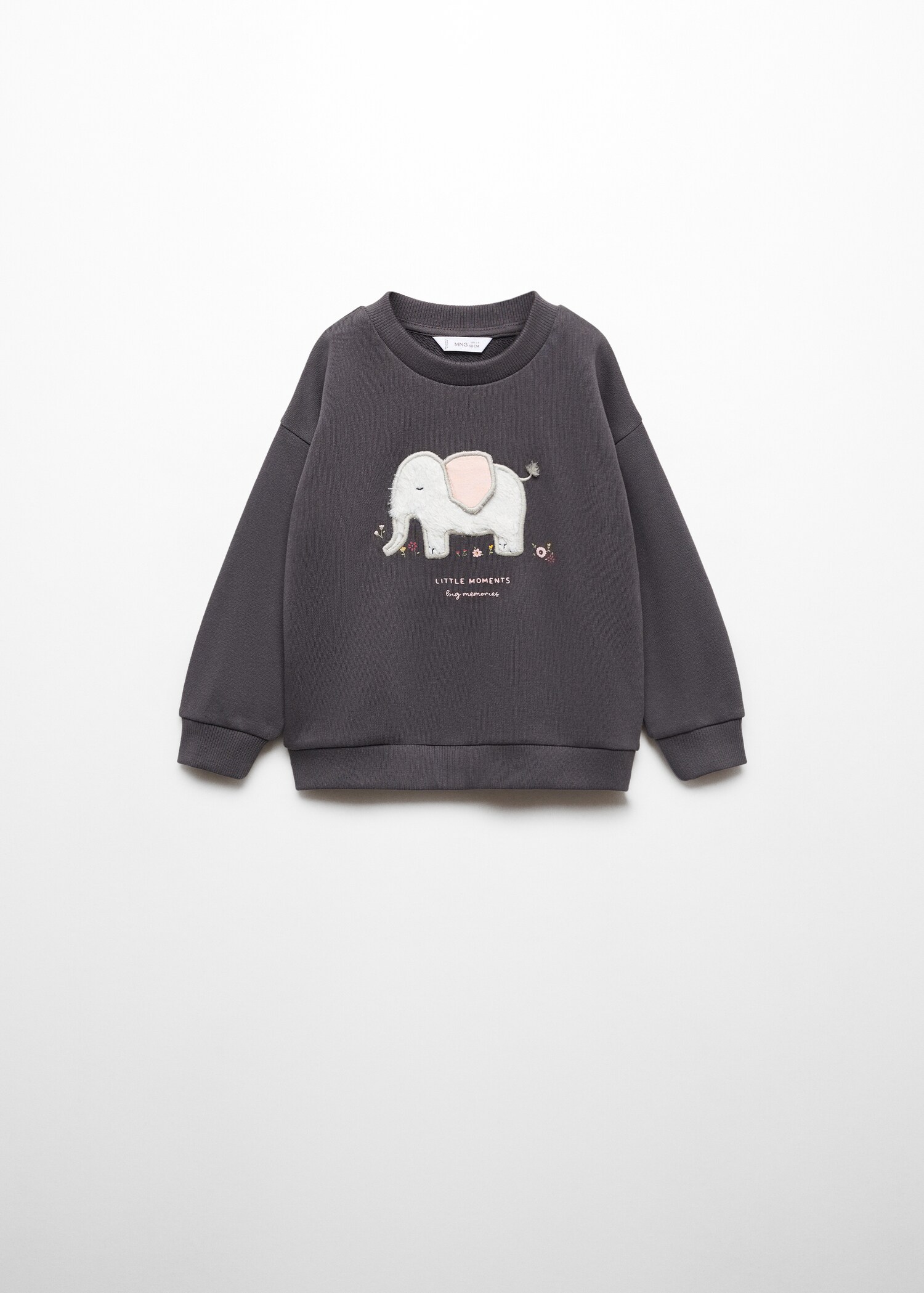 Gemustertes Baumwoll-Sweatshirt - Artikel ohne Model