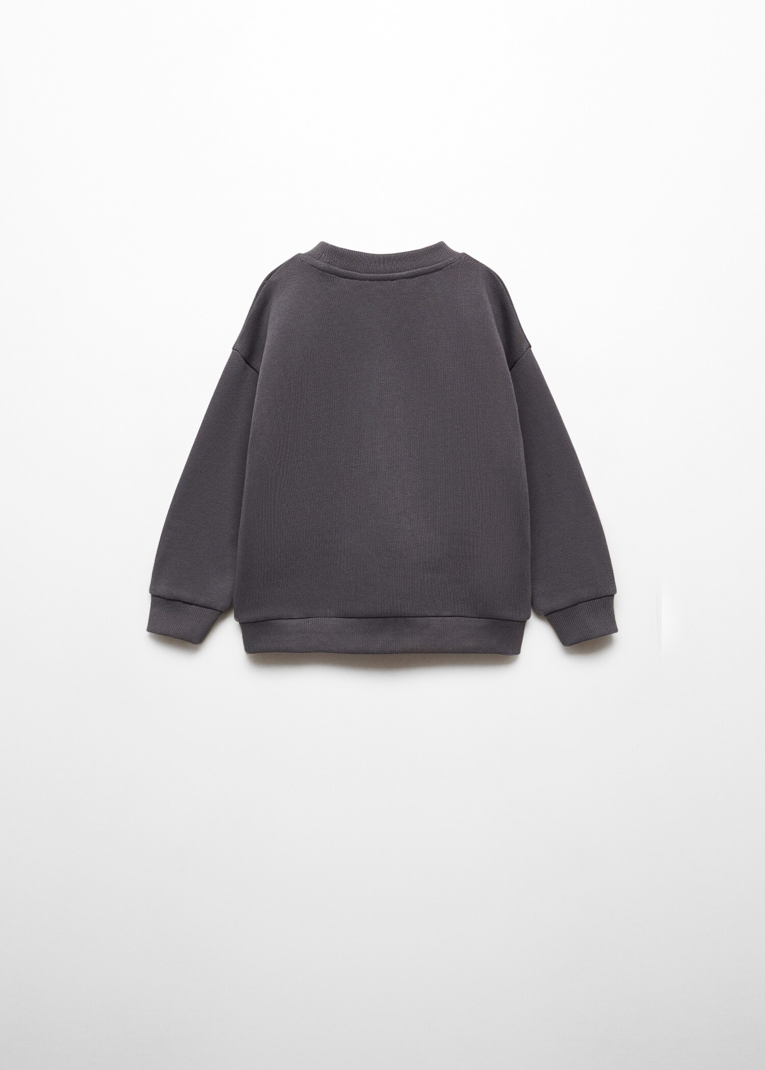 Gemustertes Baumwoll-Sweatshirt - Rückseite des Artikels
