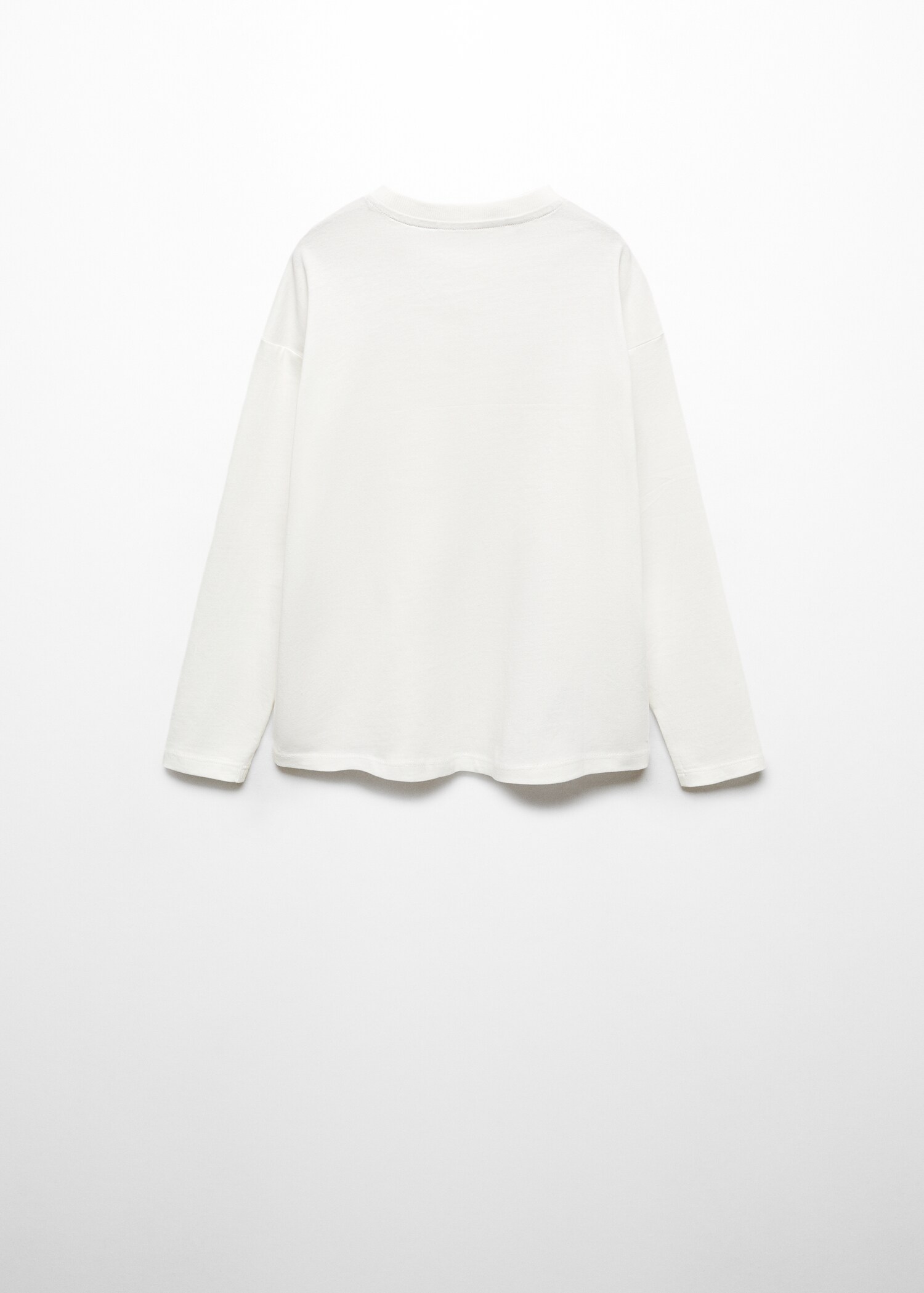 T-shirt coton manches longues - Verso de l’article