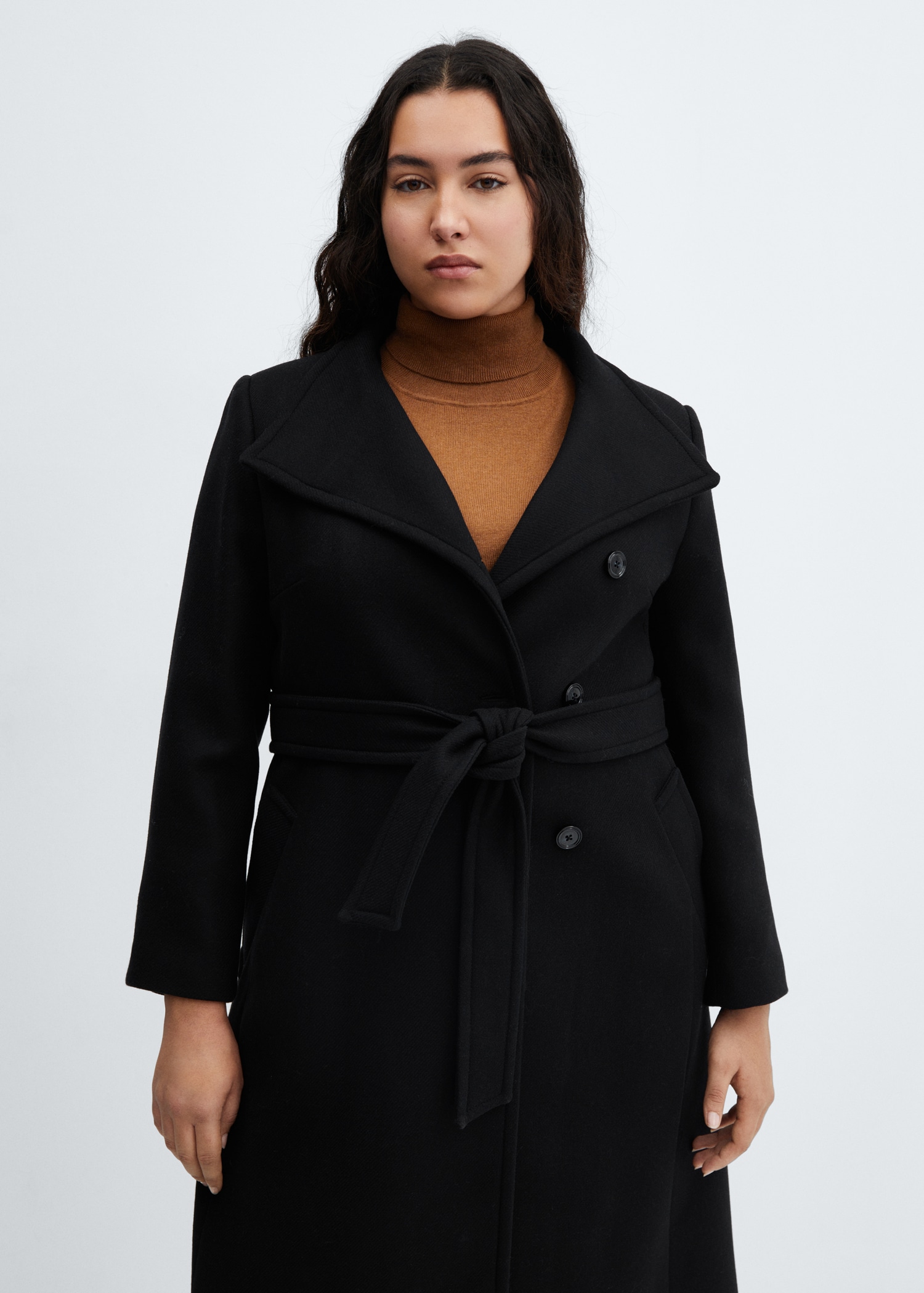 Coat Manteau Laine Mélangée Femme Manteau Reversible Mango