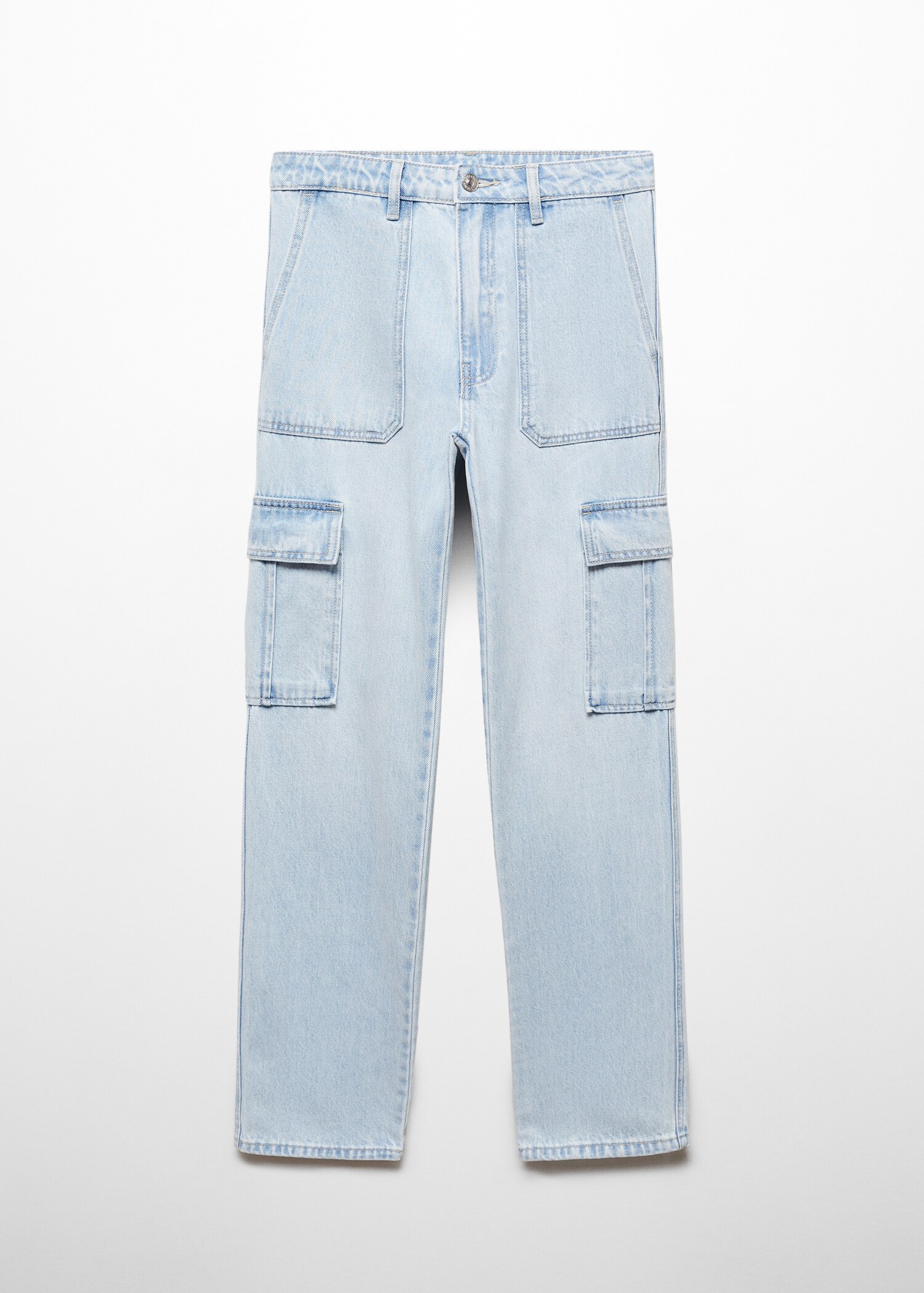 Straight-fit cargo jeans - Article without model
