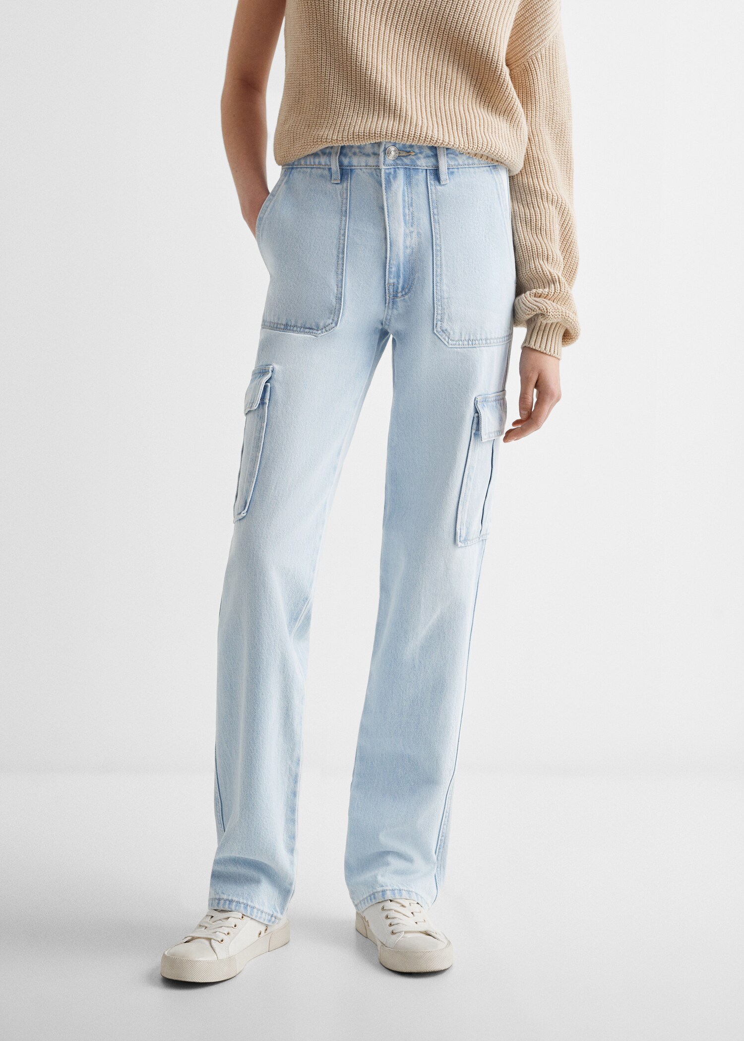 Straight-fit cargo jeans - Details of the article 6