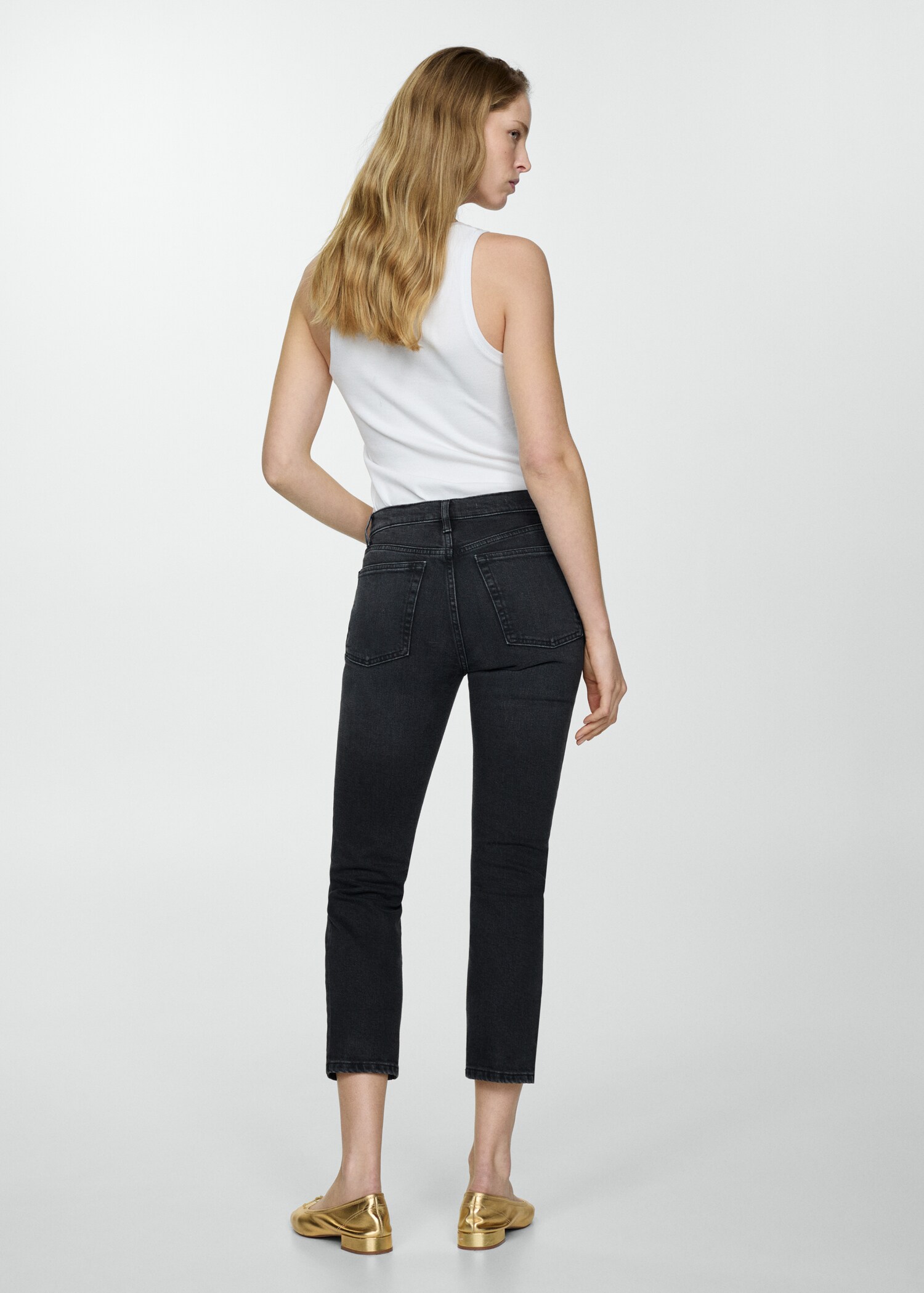 Slim-Jeans in Cropped-Länge Claudia - Rückseite des Artikels