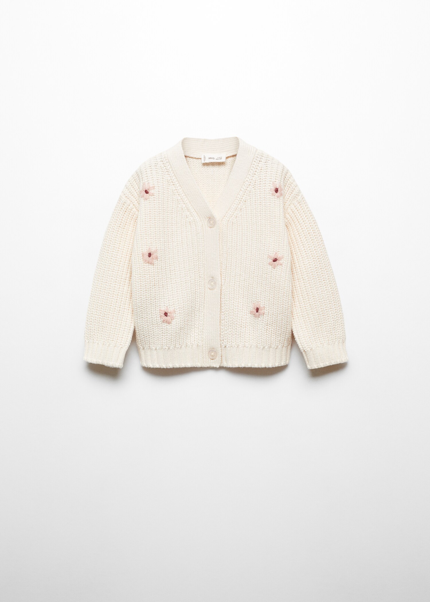 Flowers embroidery cardigan - Article without model