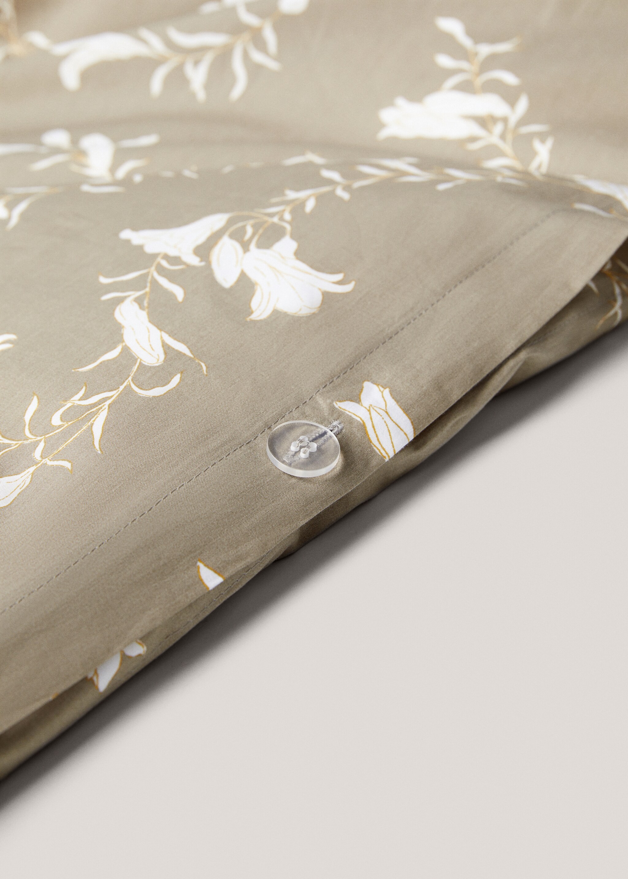 Bettbezug mit konstrastierendem Blumenmuster für 90 cm Bett - Detail des Artikels 2