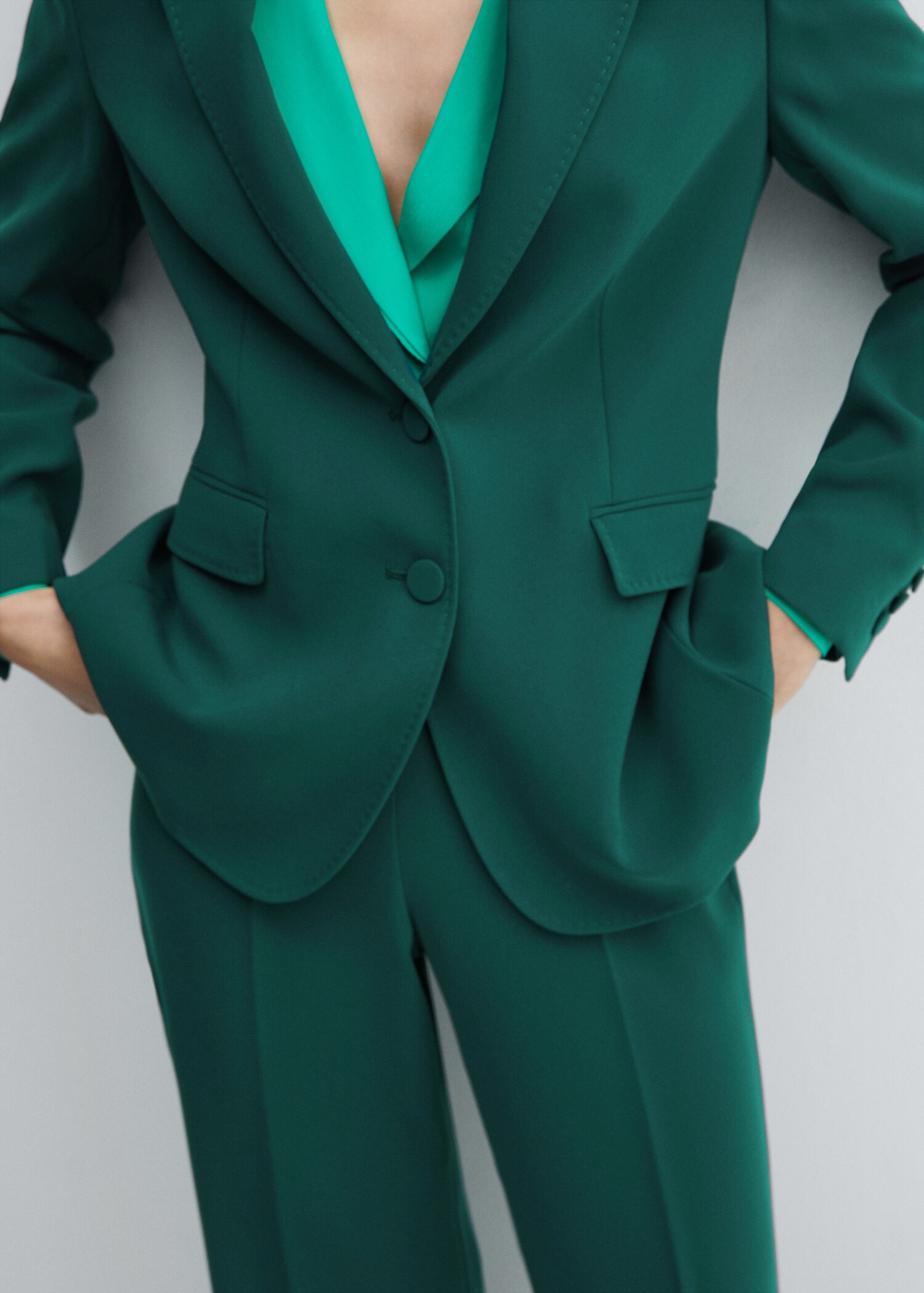 Straight-fit suit jacket - Details of the article 6