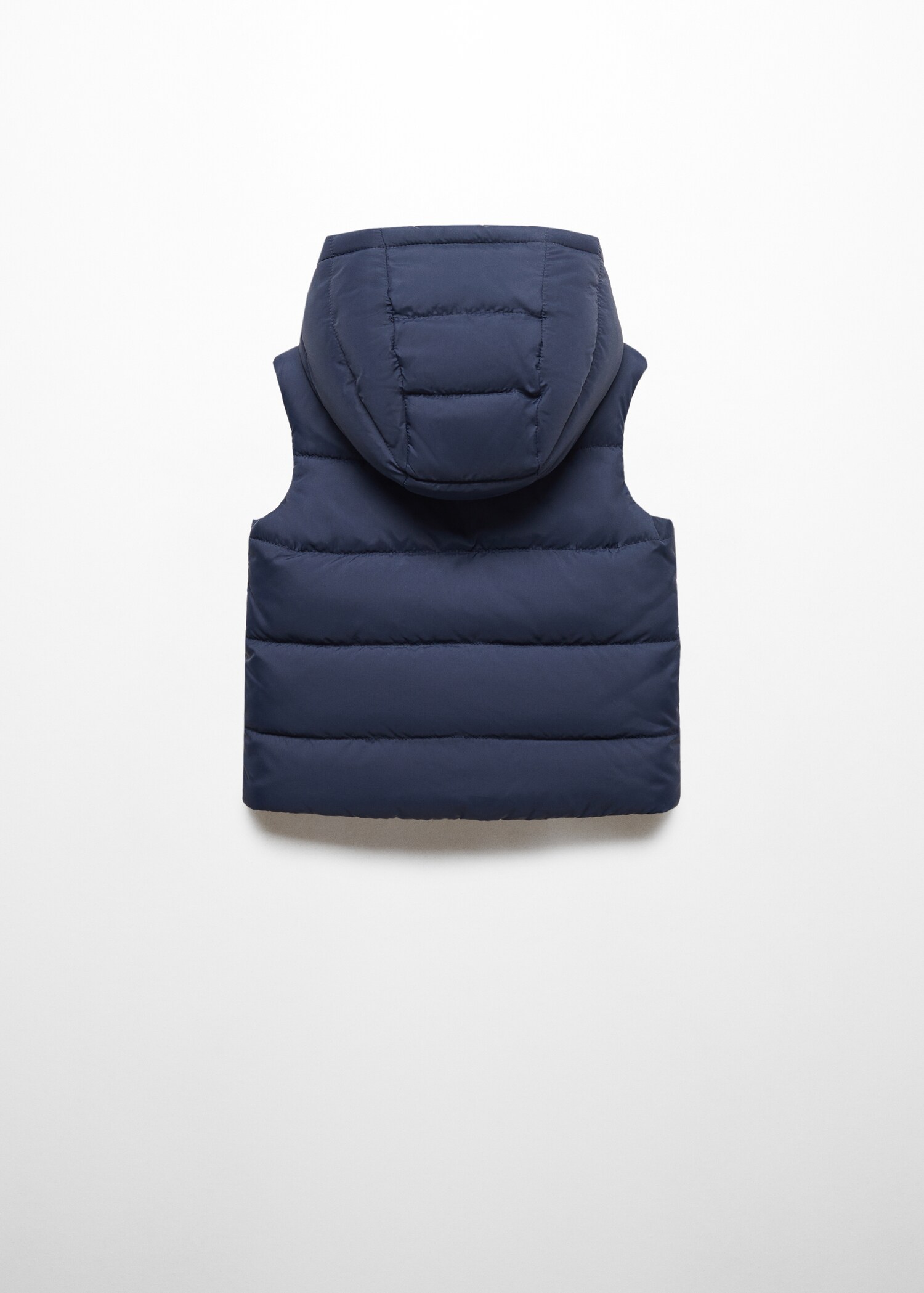 Reversible quilted gilet - Reverse of the article