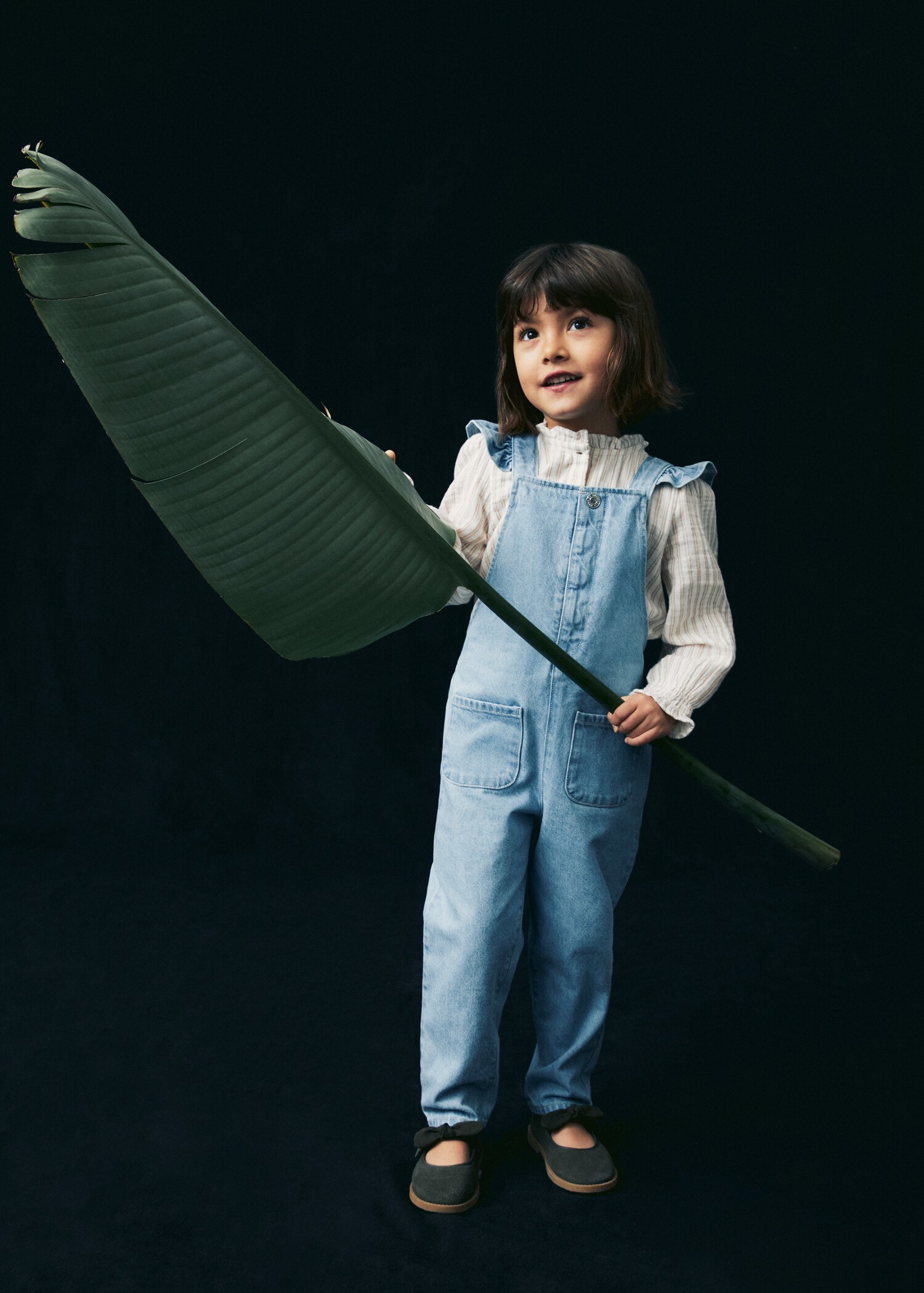 Salopette denim à volants - Détail de l'article 5
