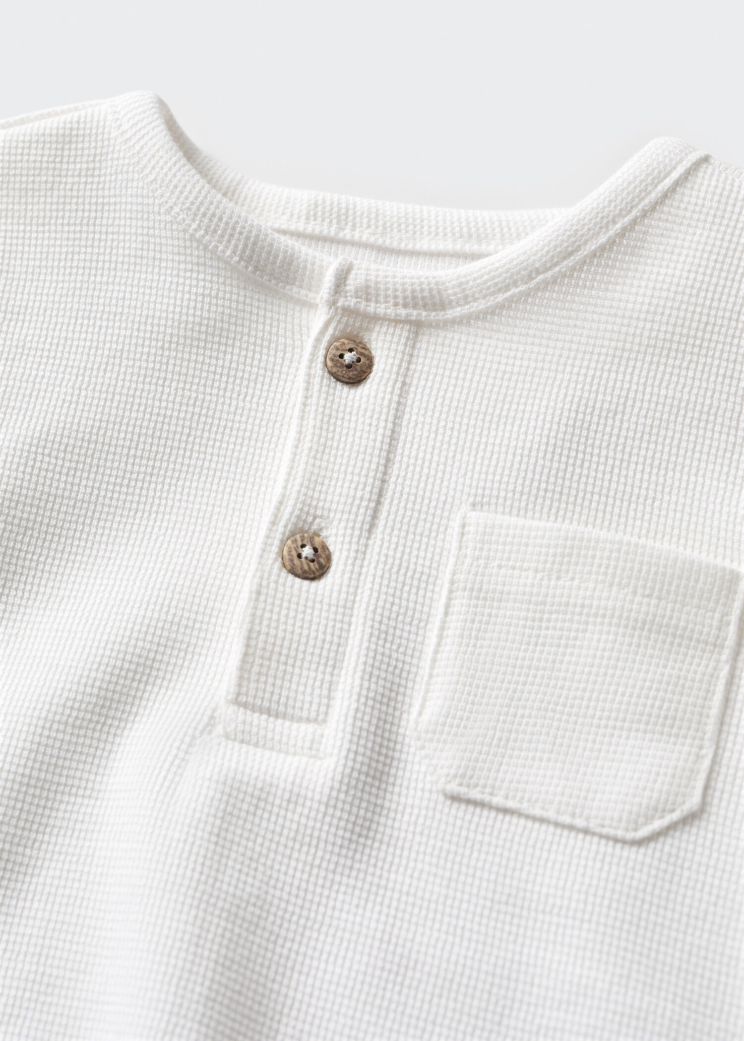Strukturiertes Baumwoll-Shirt - Detail des Artikels 8