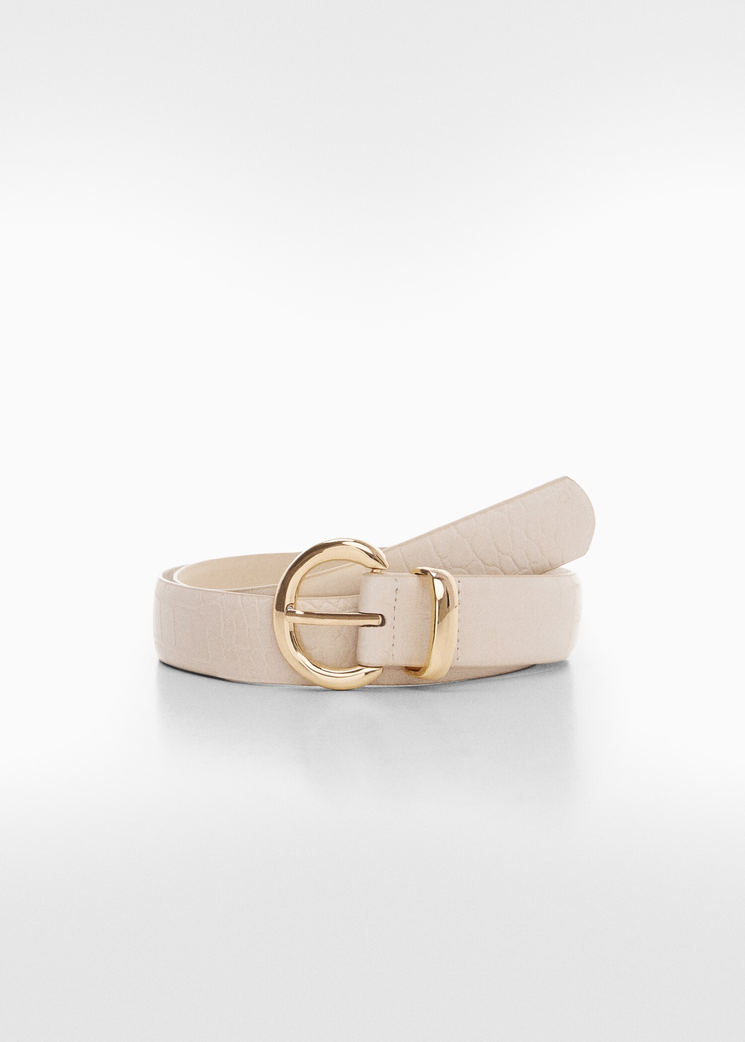 Animal print effect belt - Article without model