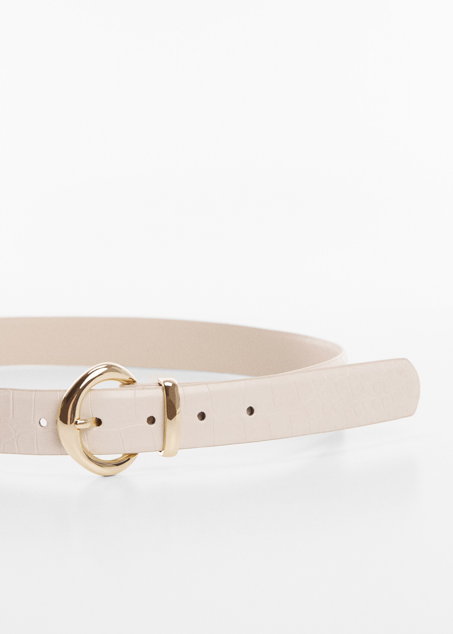 Animal print effect belt - Details of the article 1