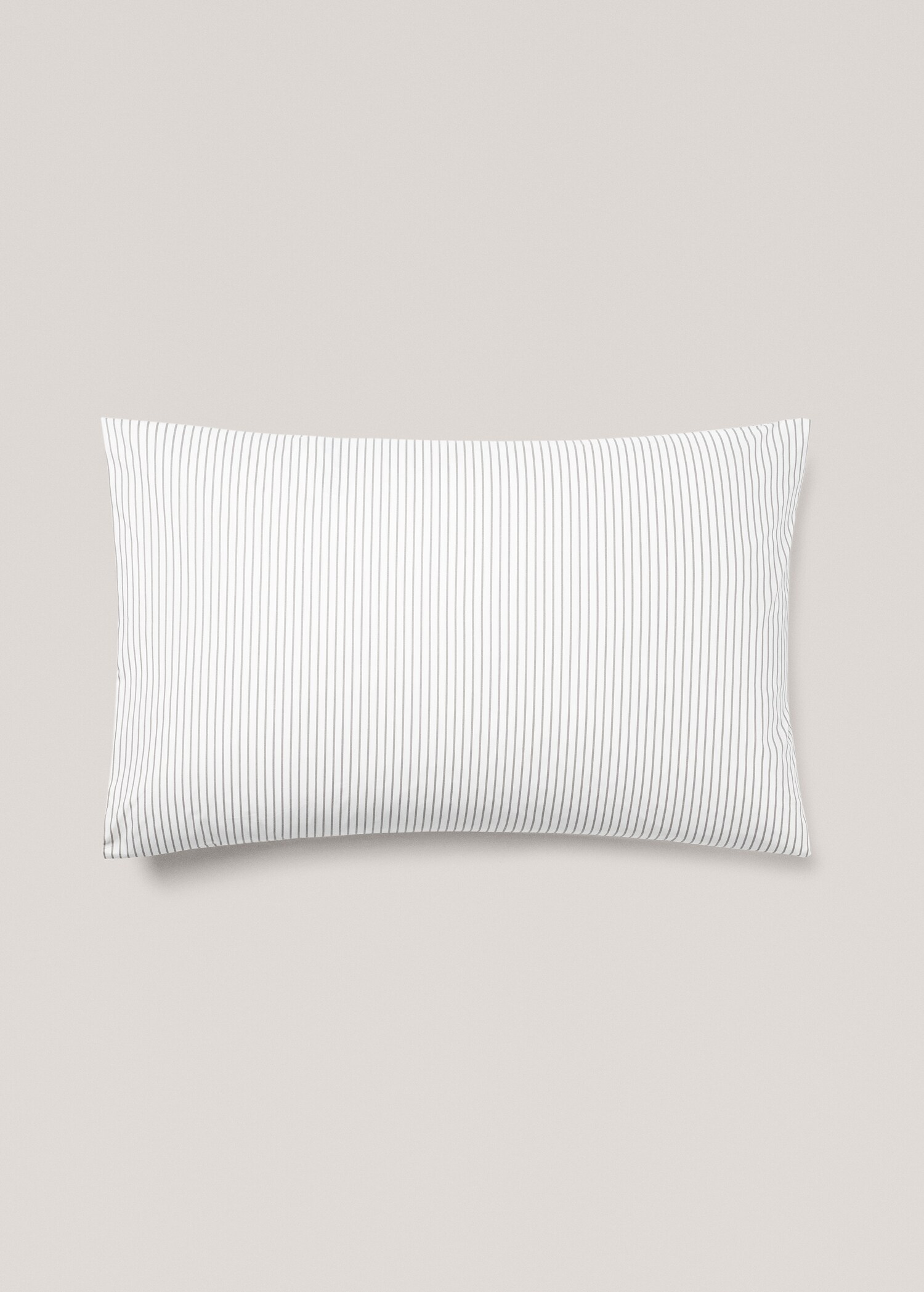 Capa de almofada decorativa com estampado às riscas 50 x 75 cm - Artigo sem modelo