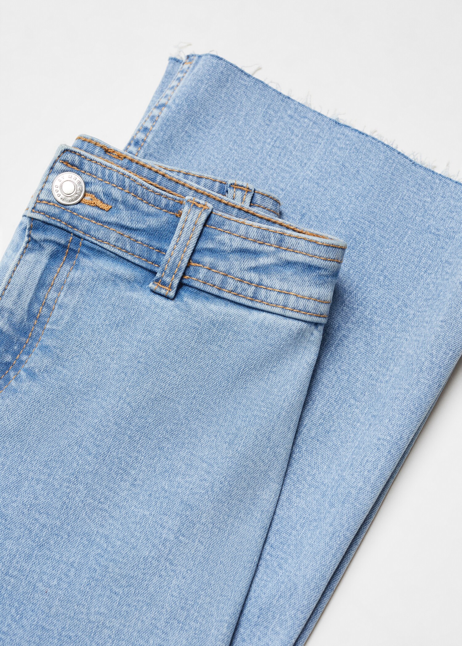 High-waist culotte jeans - Details of the article 8