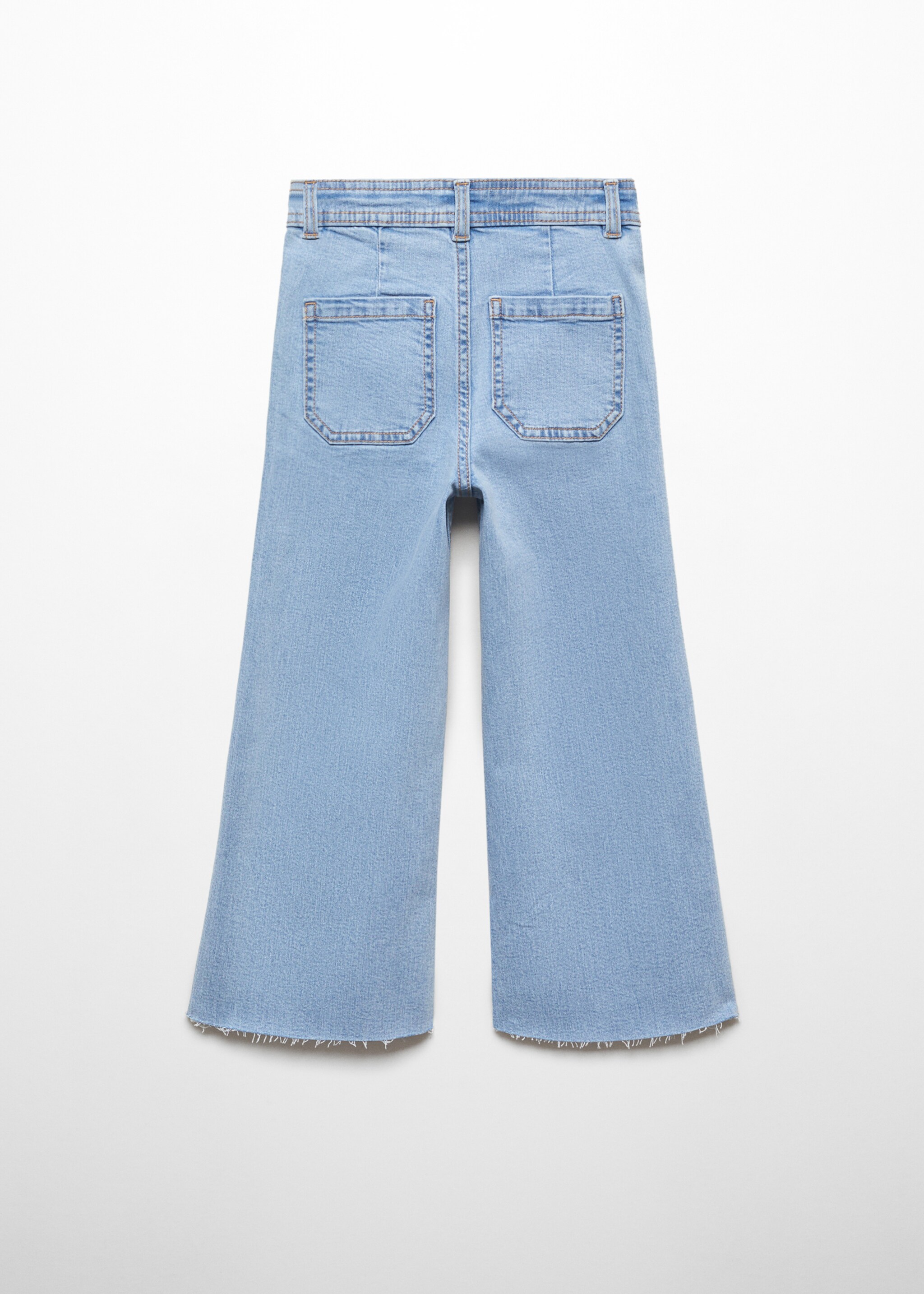 High-waist culotte jeans - Reverse of the article