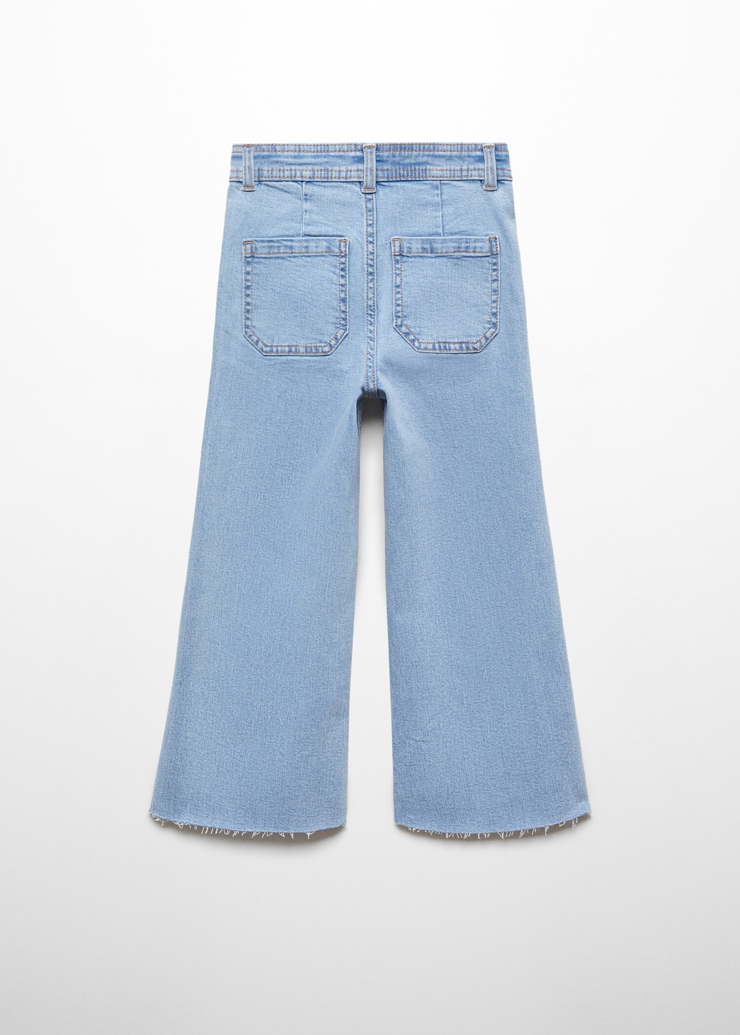 High-waist culotte jeans - Reverse of the article