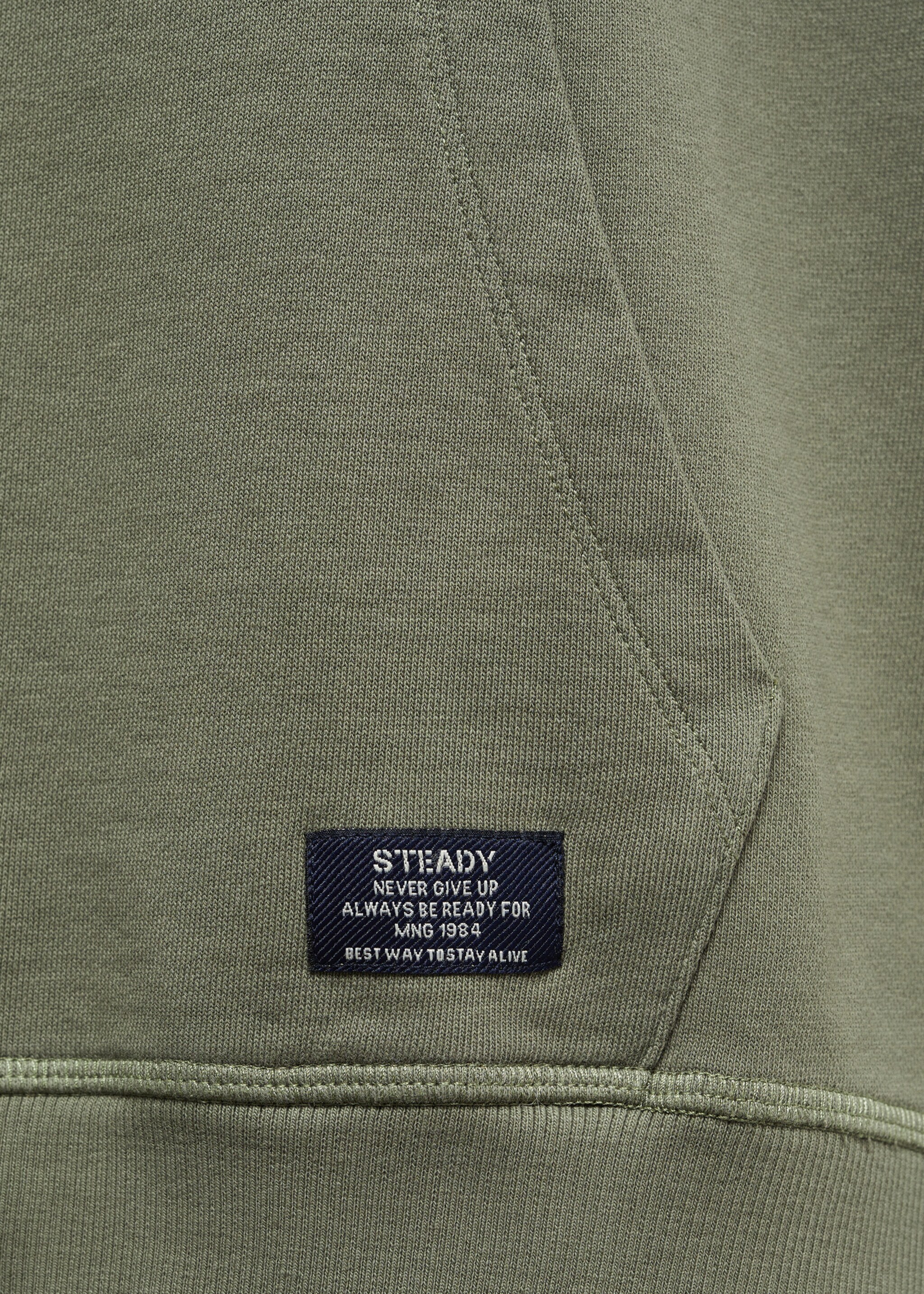 Unisex hoodie - Details of the article 8, Green. Ref: 67042914-00.