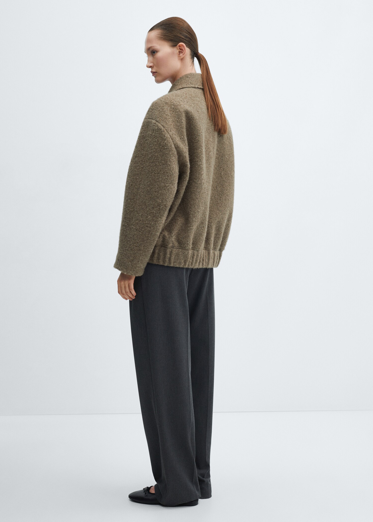 Oversized bomber jacket - Reverse of the article