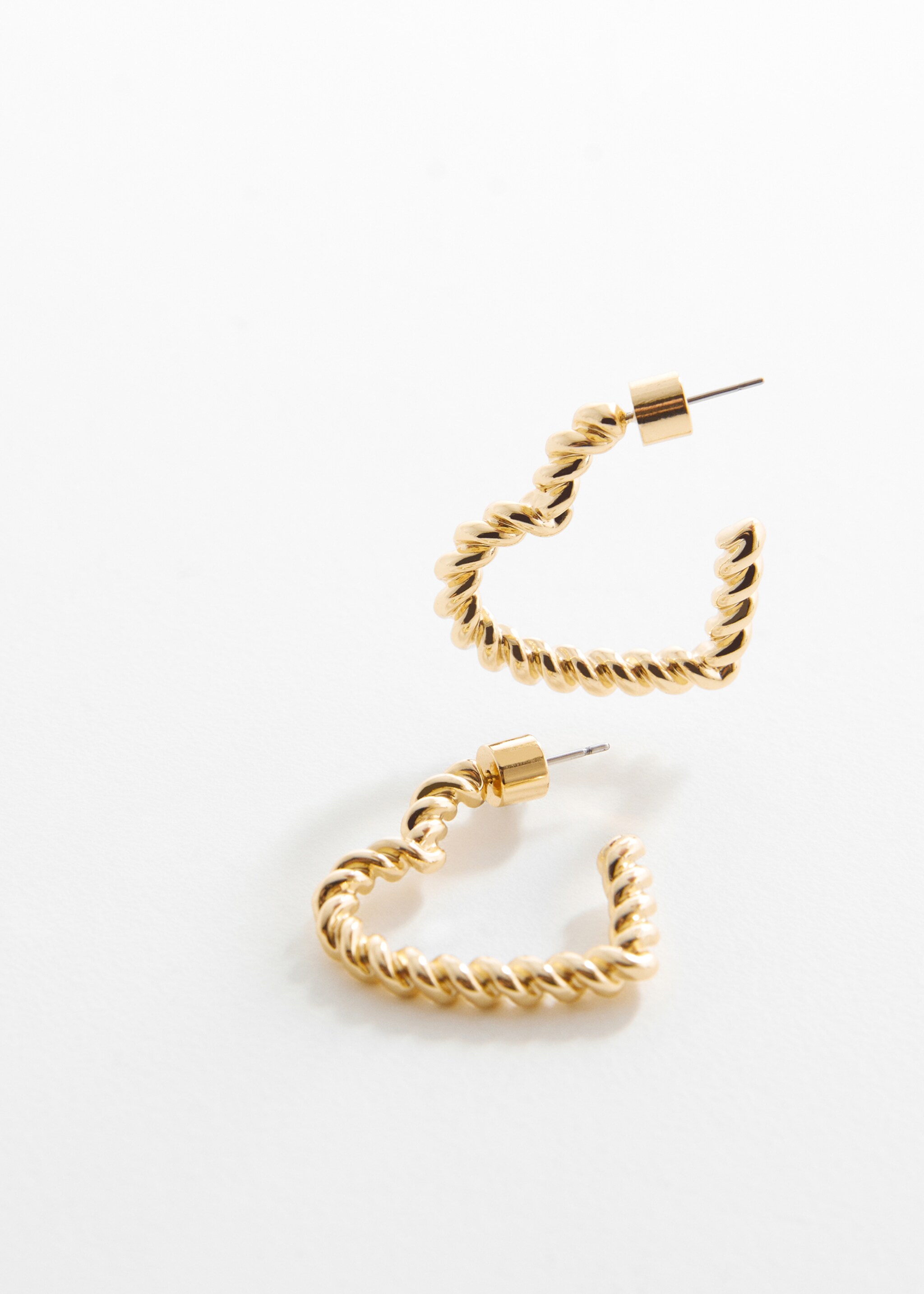 Heart-shape earrings - Medium plane