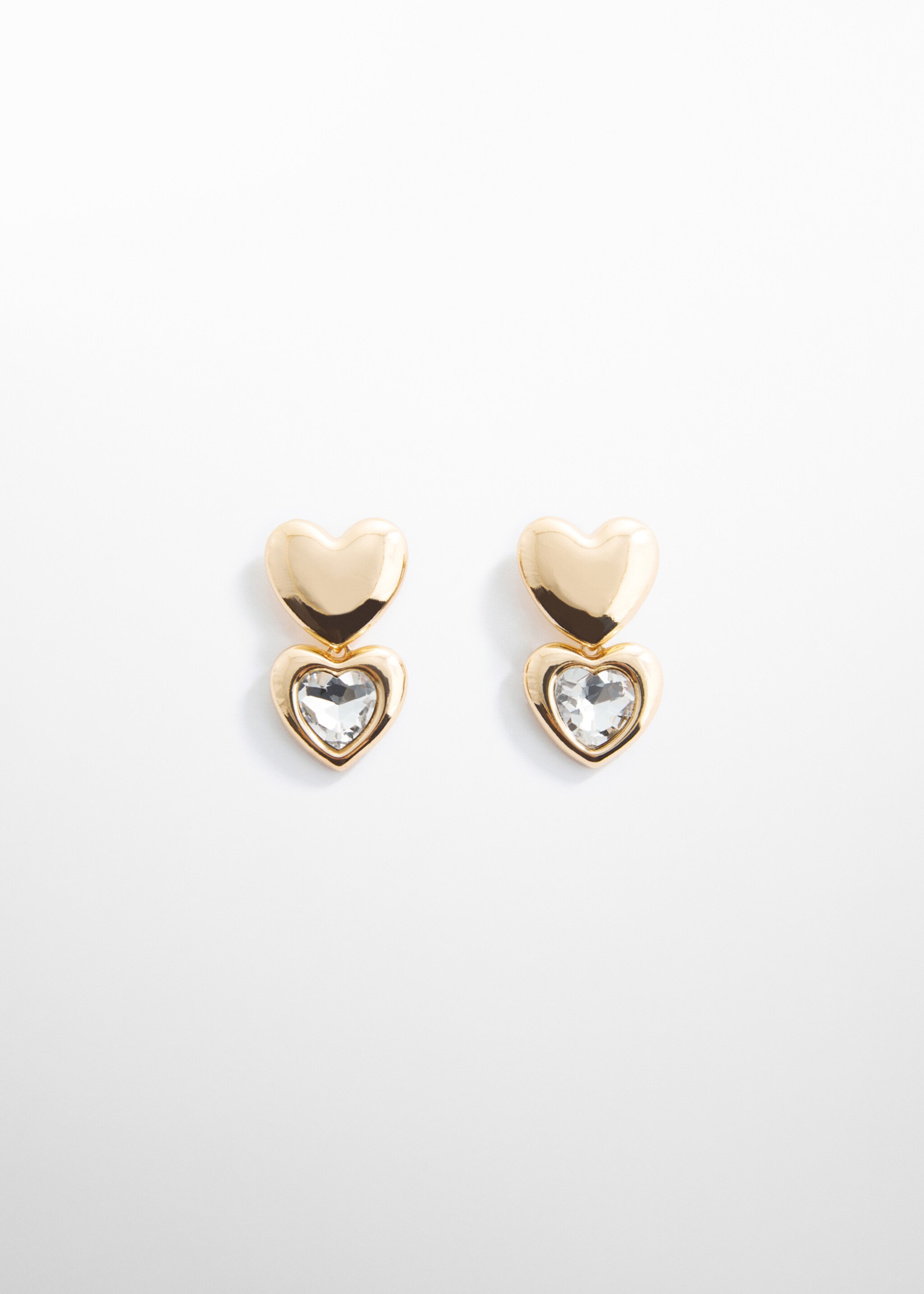 Crystal heart earrings - Article without model