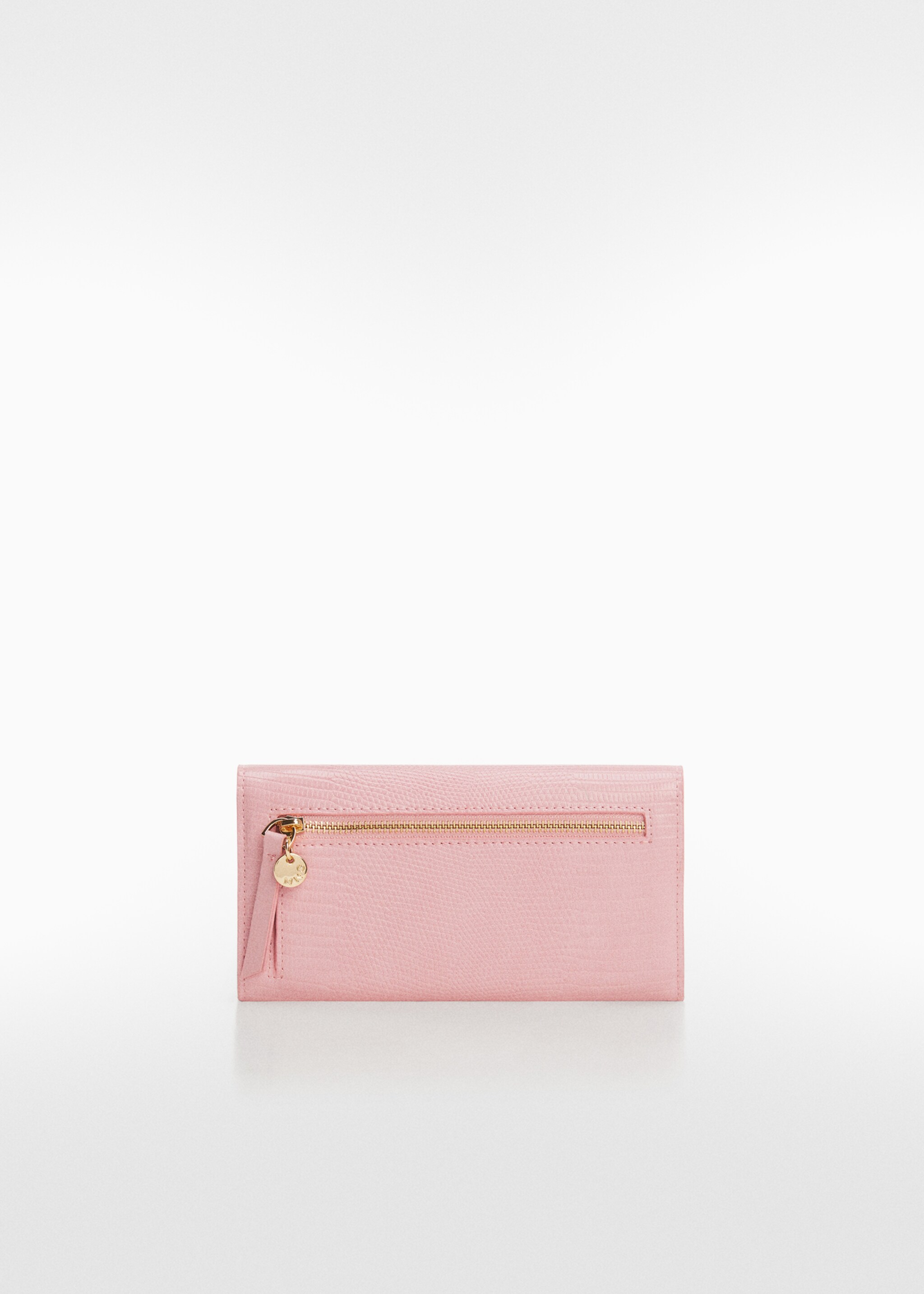 Snake effect wallet - Medium plane
