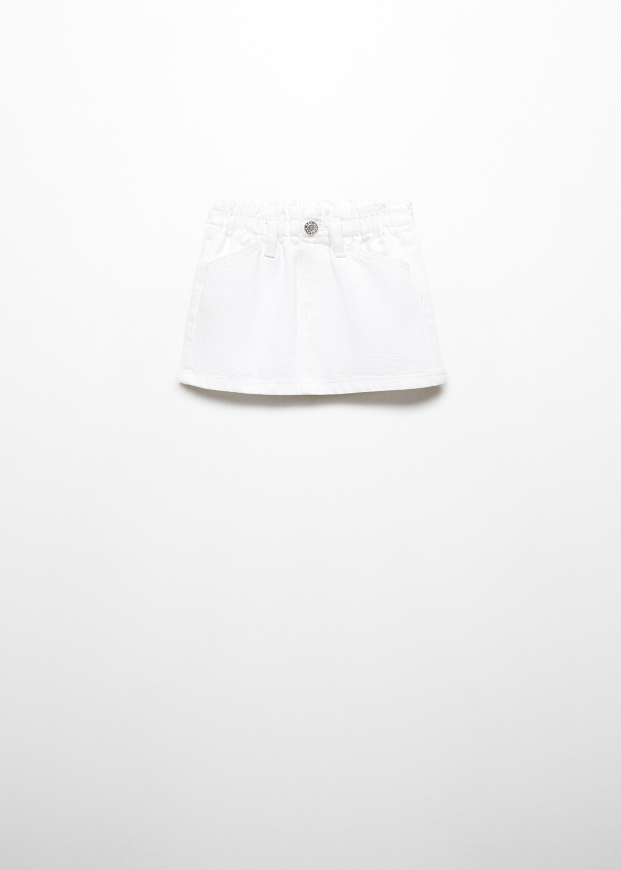 Paperbag denim skirt - Article without model
