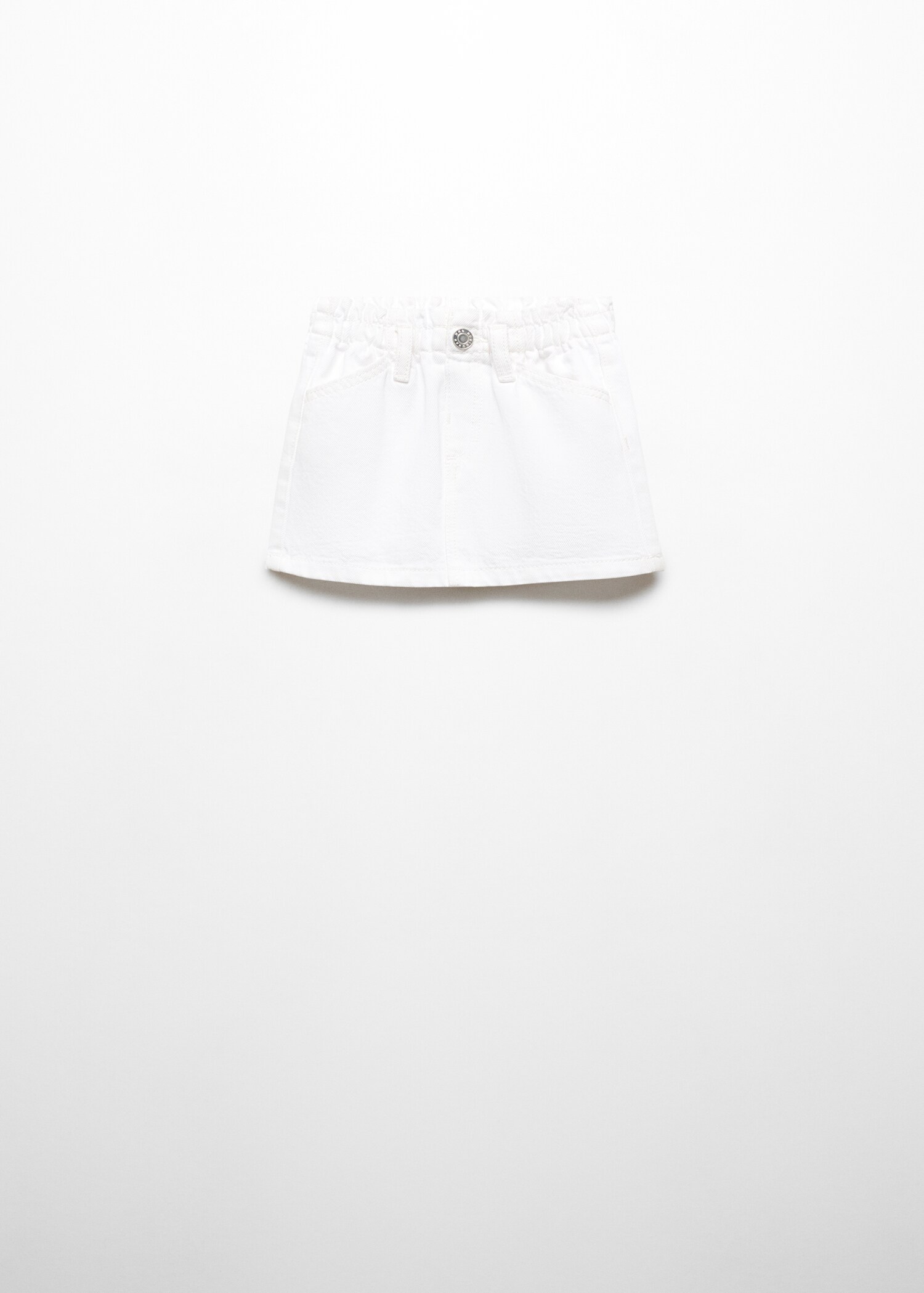 Paperbag denim skirt - Article without model