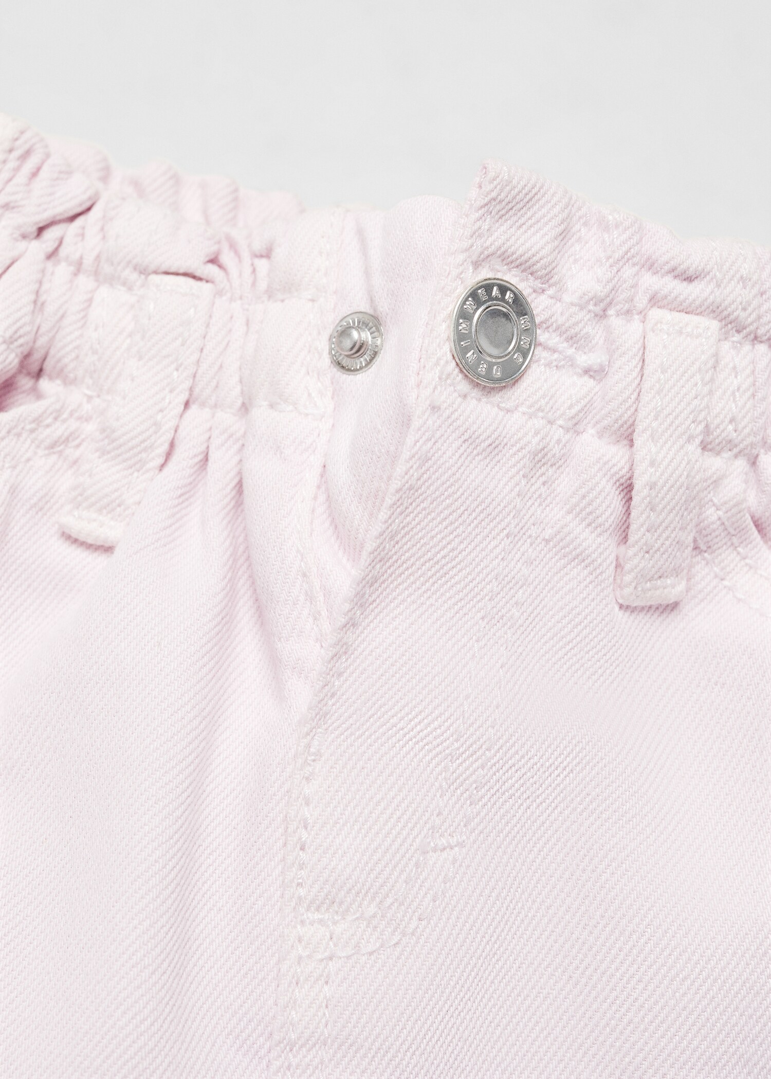 Paperbag denim skirt - Details of the article 8
