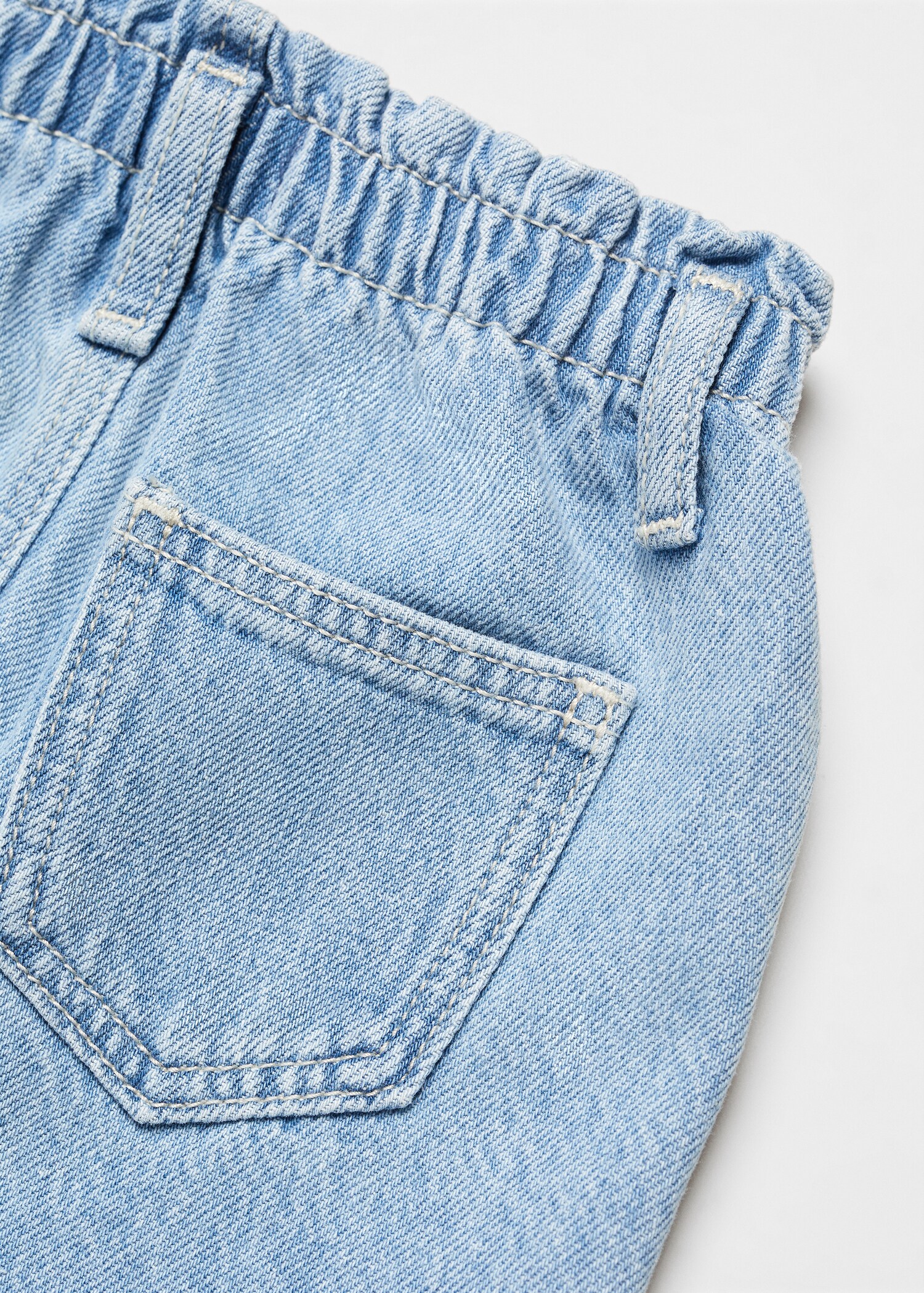Paperbag denim skirt - Details of the article 0