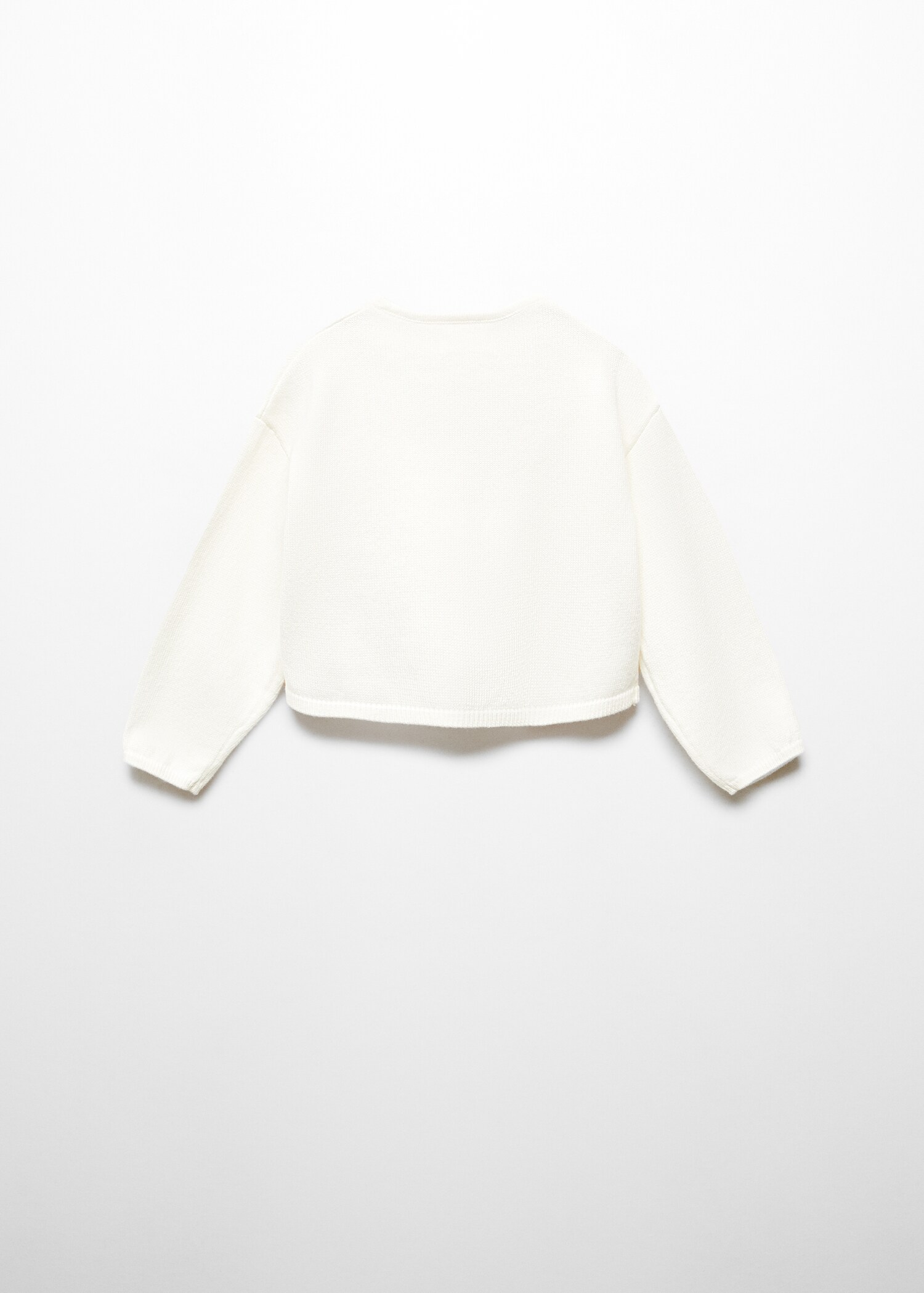 Cotton-blend cardigan - Reverse of the article