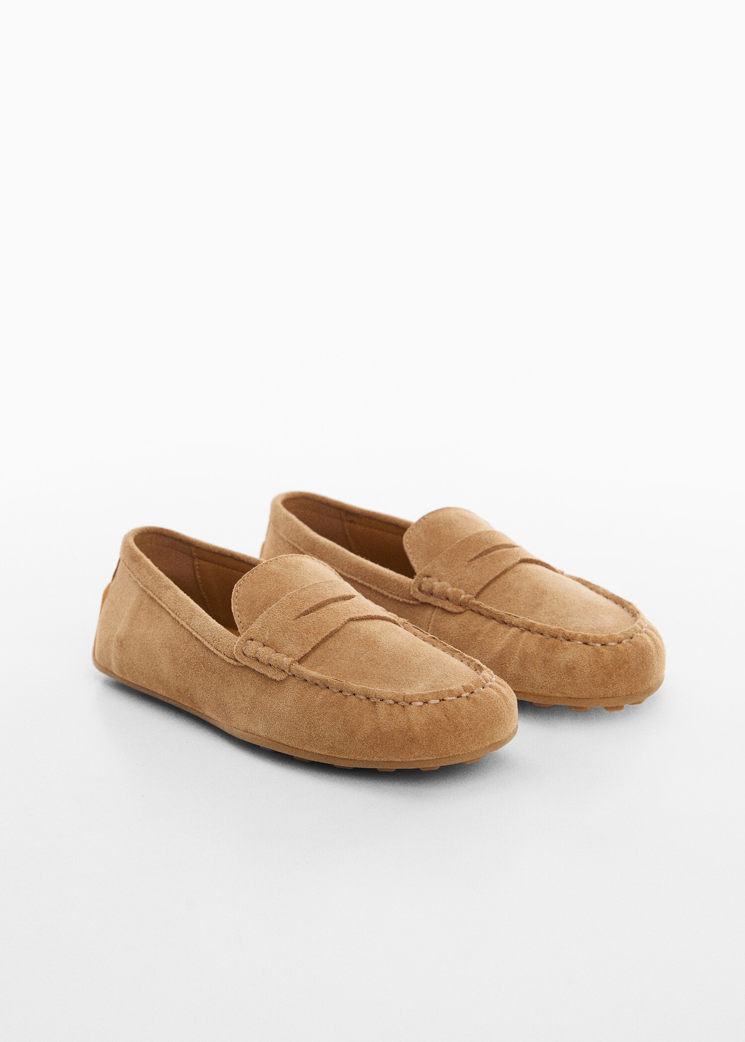 Mocasín piel serraje - Plano medio