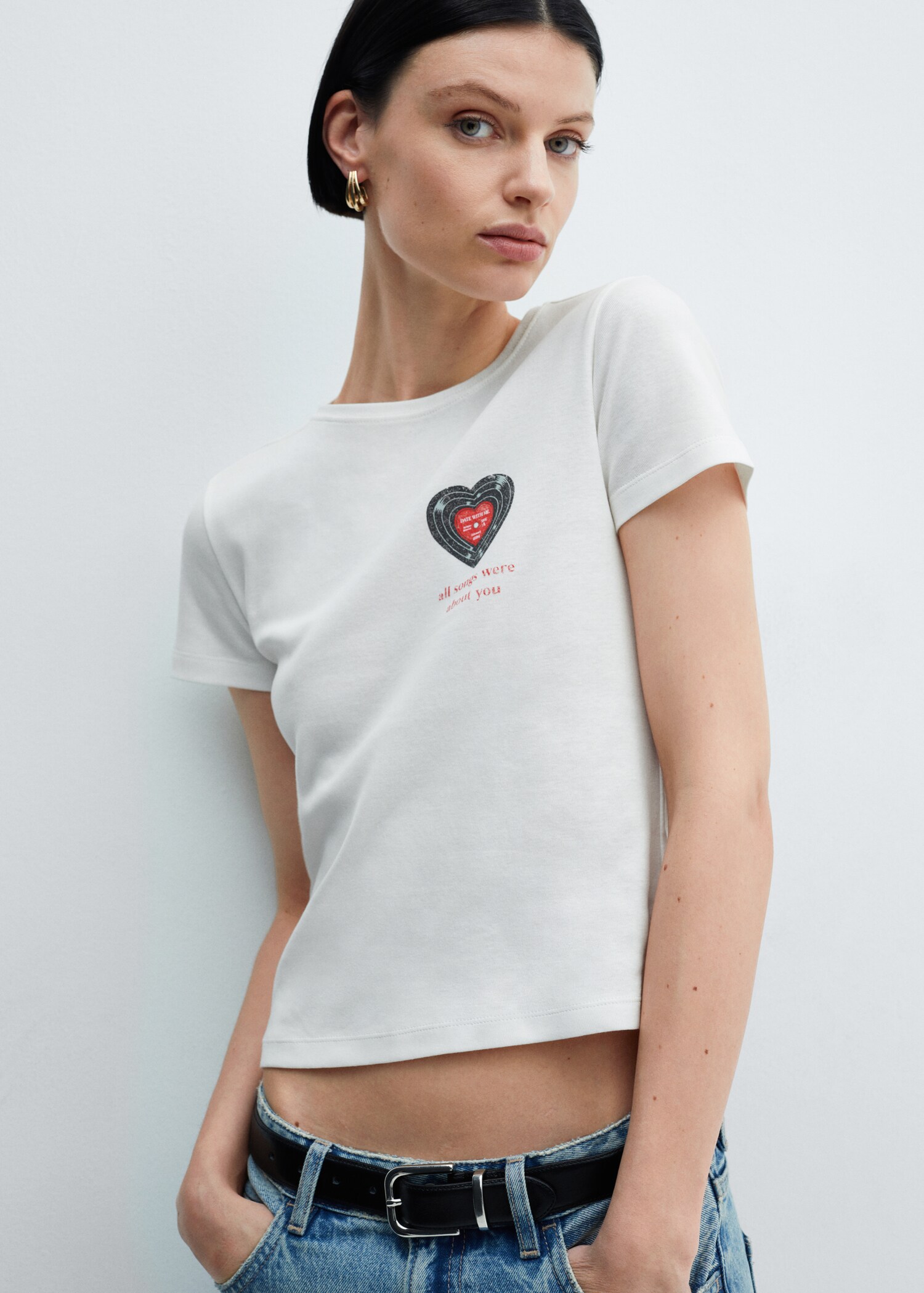 T-shirt med meddelande - Detaljer om artikeln 1