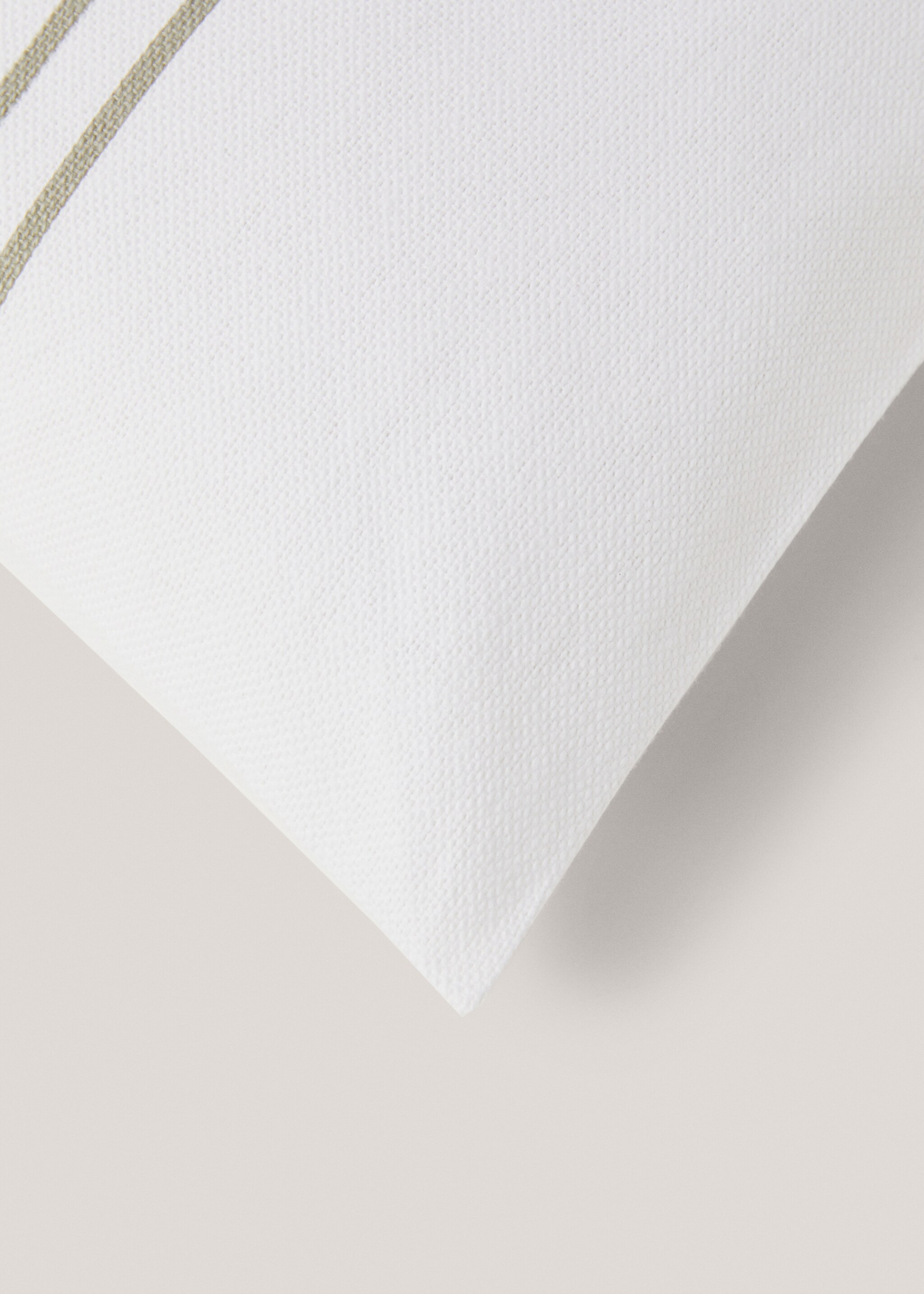 Stripes cotton cushion case 30x50cm - Details of the article 3