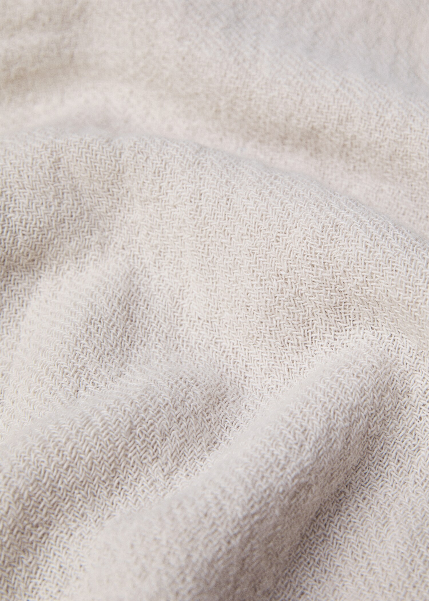 Coperta cotone e lino frange - Dettaglio dell'articolo 1